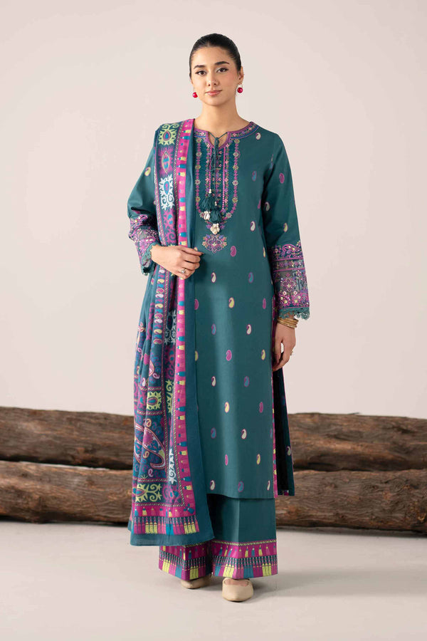 3 Piece - Printed Embroidered Suit - 42503727 for Women - Unstitched Collection | Nishat | Shop Online