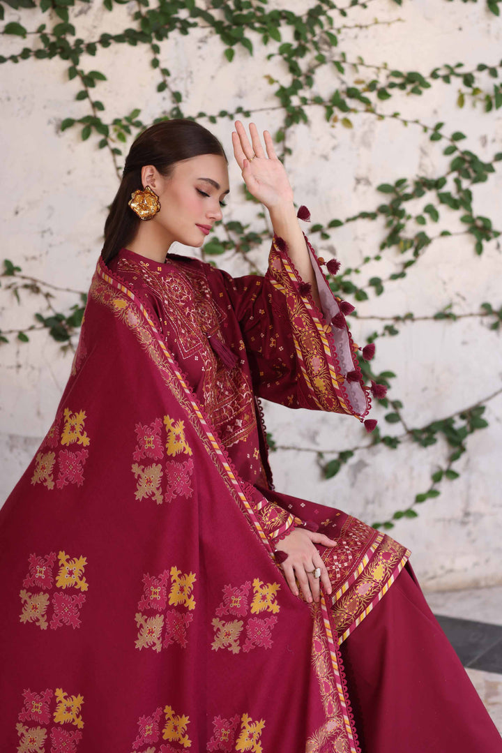 3 Piece - Printed Embroidered Suit - 42503728 for Women - Unstitched Collection | Nishat | Shop Online