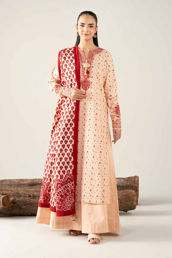 3 Piece - Printed Embroidered Suit - 42503730 for Women - Unstitched Collection | Nishat | Shop Online
