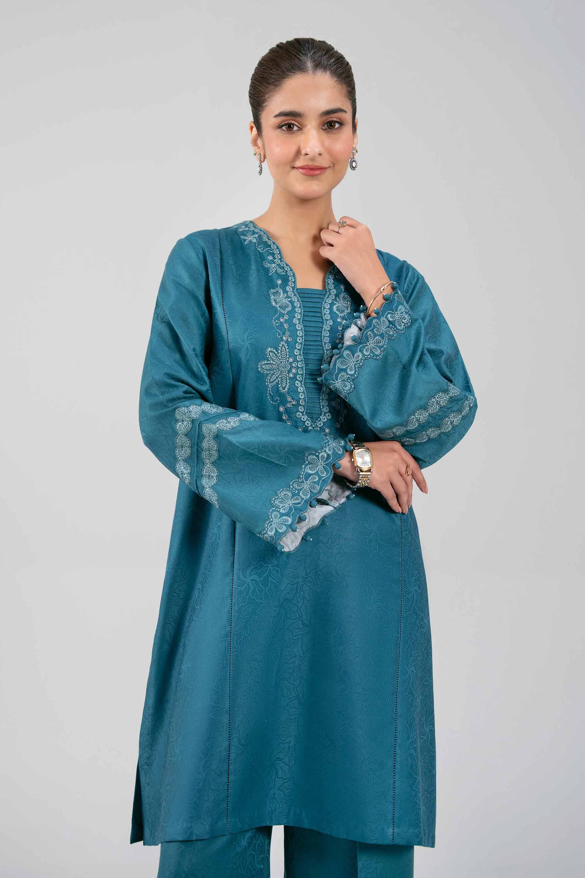2 Piece - Embroidered Suit - 42503738 for Women - Unstitched Collection | Nishat | Shop Online