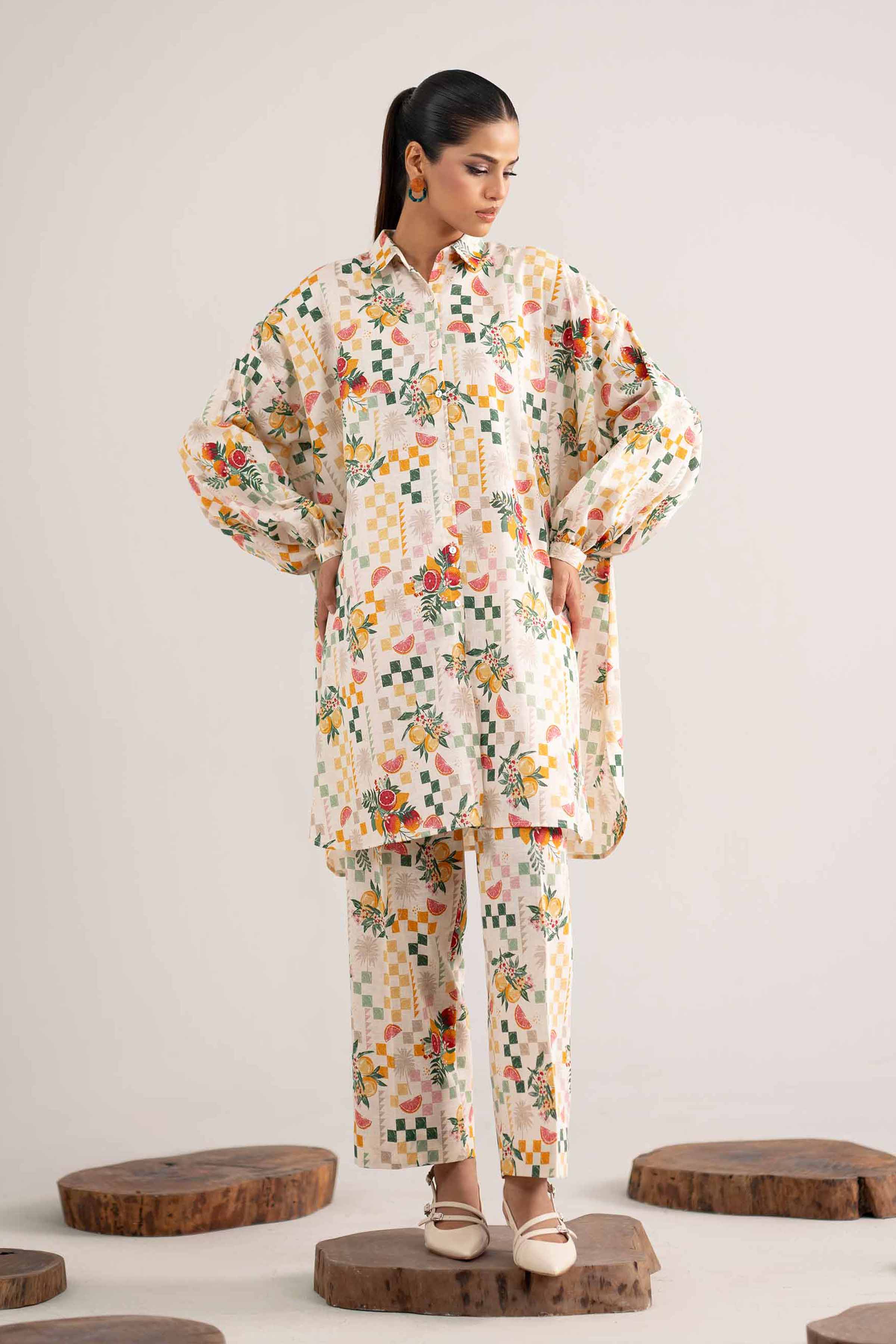 1 Piece - Digital Printed Loose Fabric - 42503965 for Women - Freedom To Buy Collection | Nishat | Shop Online