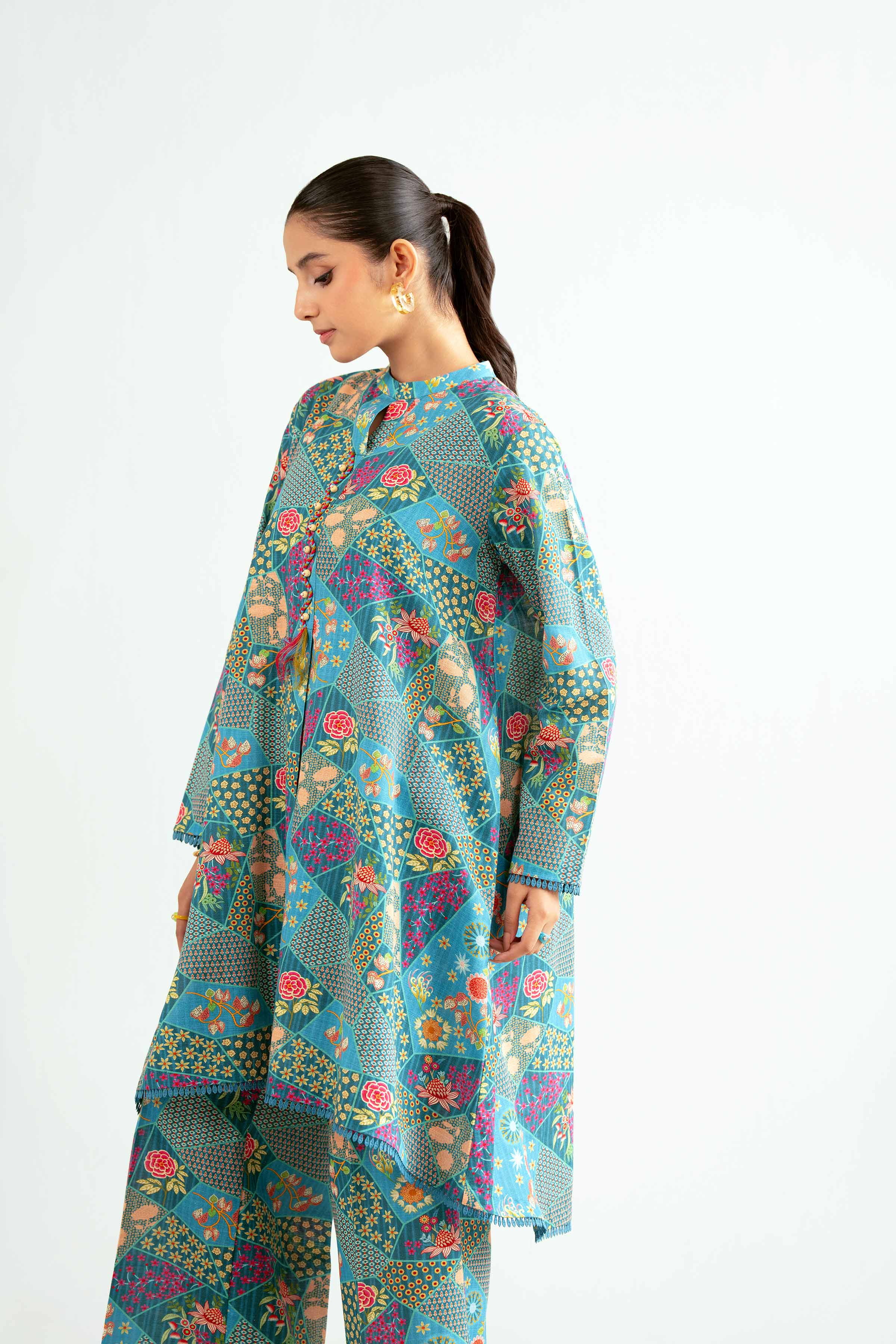 1 Piece - Digital Printed Loose Fabric - 42503983 for Women - Freedom To Buy Collection | Nishat | Shop Online
