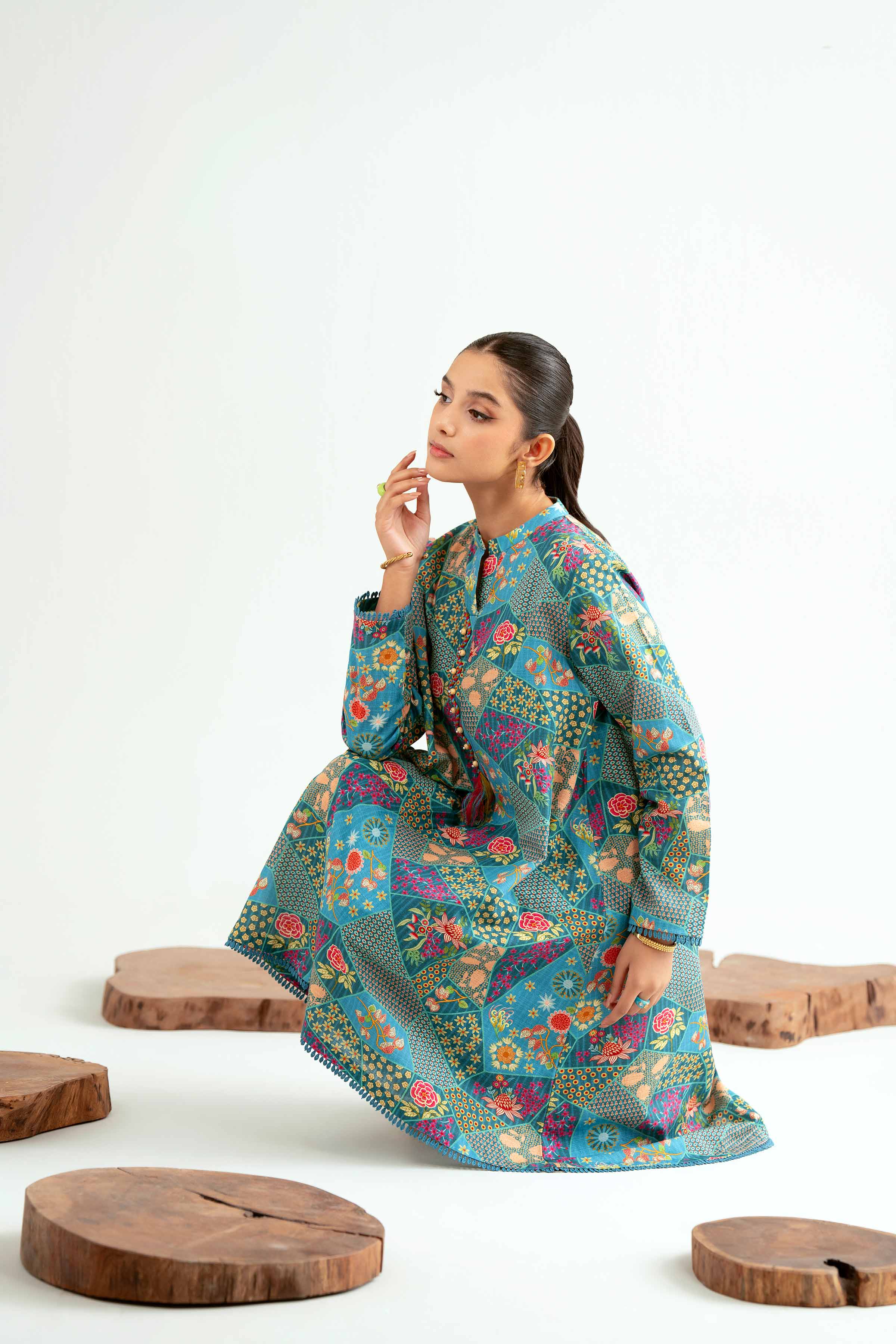1 Piece - Digital Printed Loose Fabric - 42503983 for Women - Freedom To Buy Collection | Nishat | Shop Online