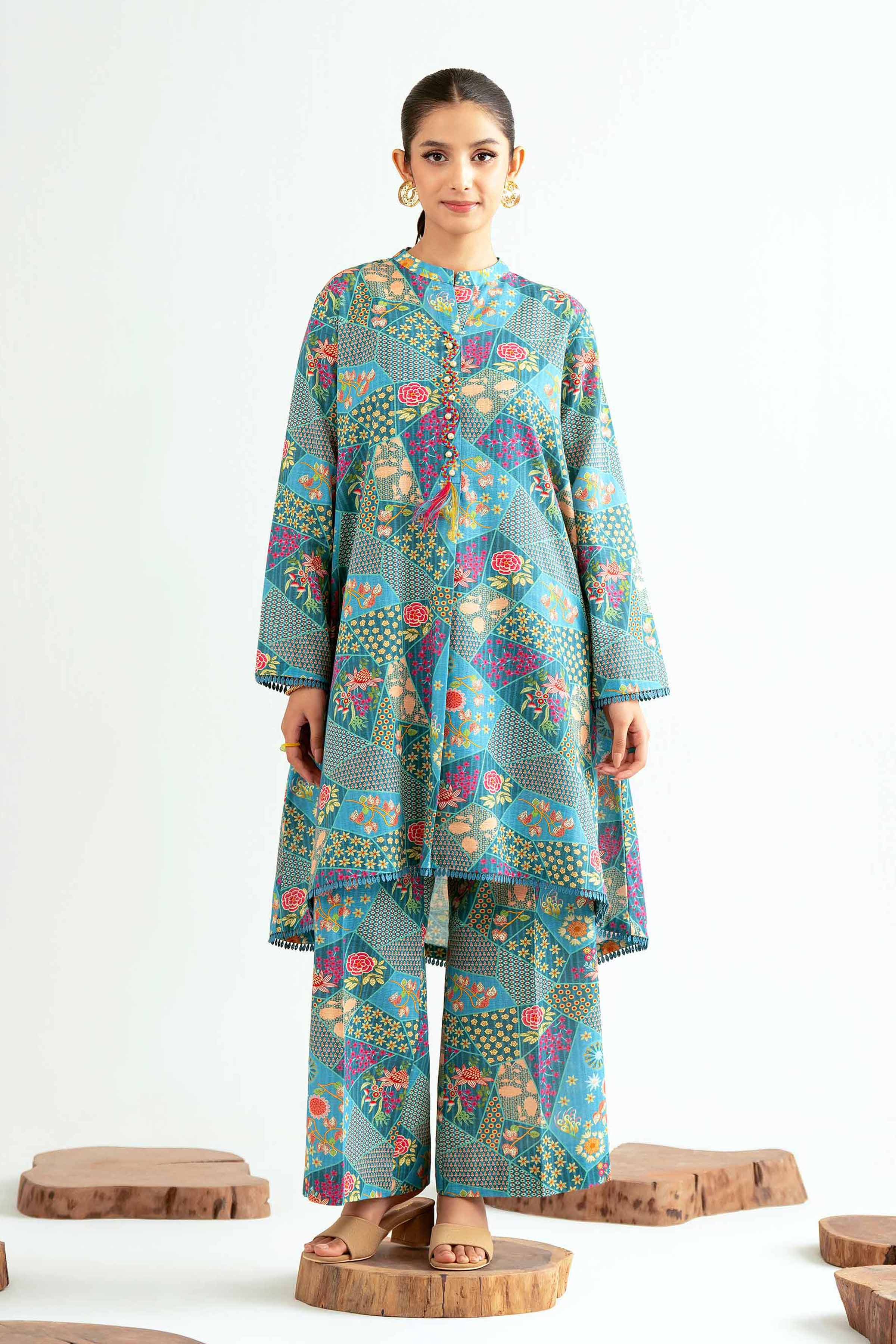 1 Piece - Digital Printed Loose Fabric - 42503983 for Women - Freedom To Buy Collection | Nishat | Shop Online