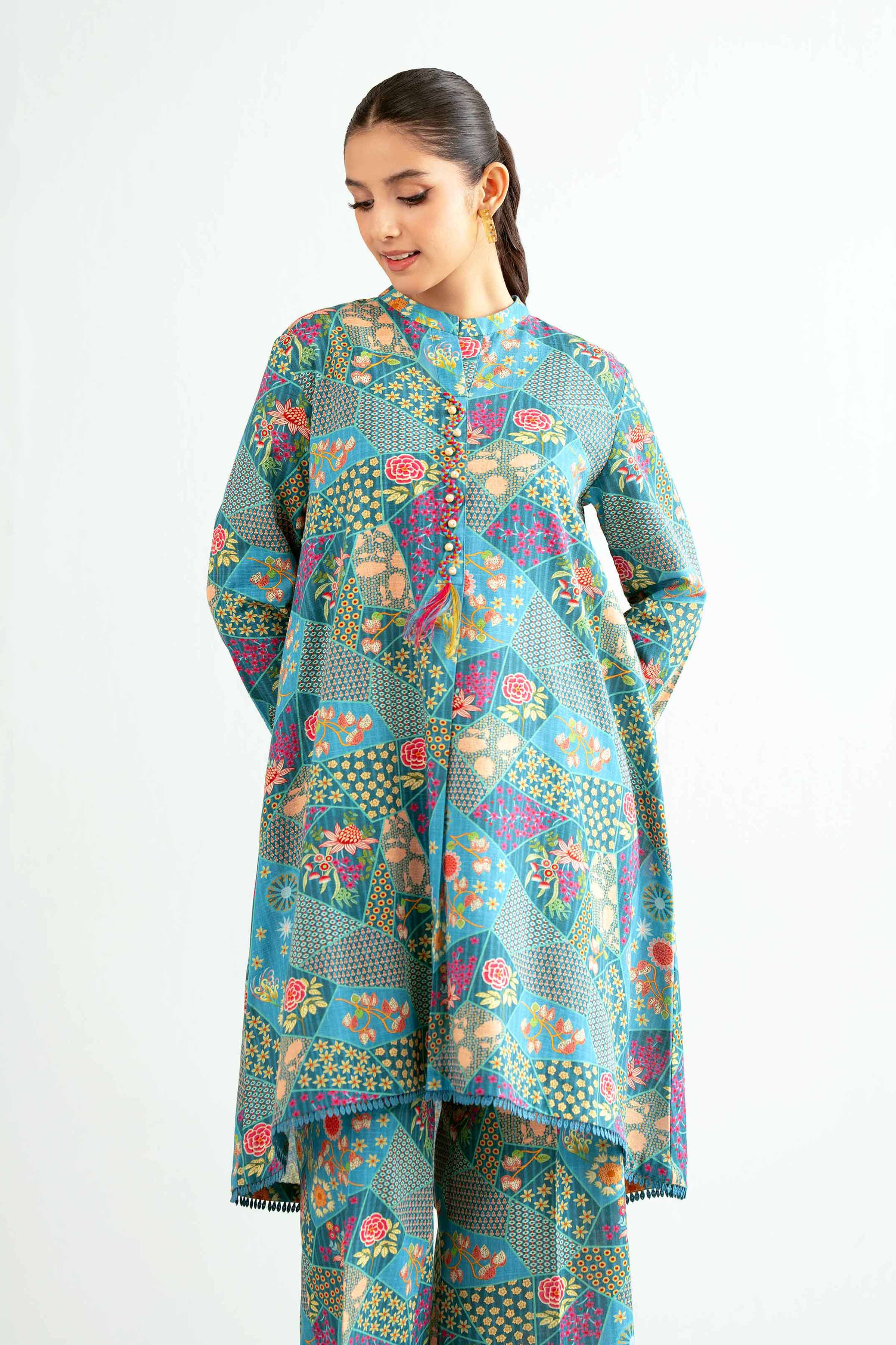 1 Piece - Digital Printed Loose Fabric - 42503983 for Women - Freedom To Buy Collection | Nishat | Shop Online