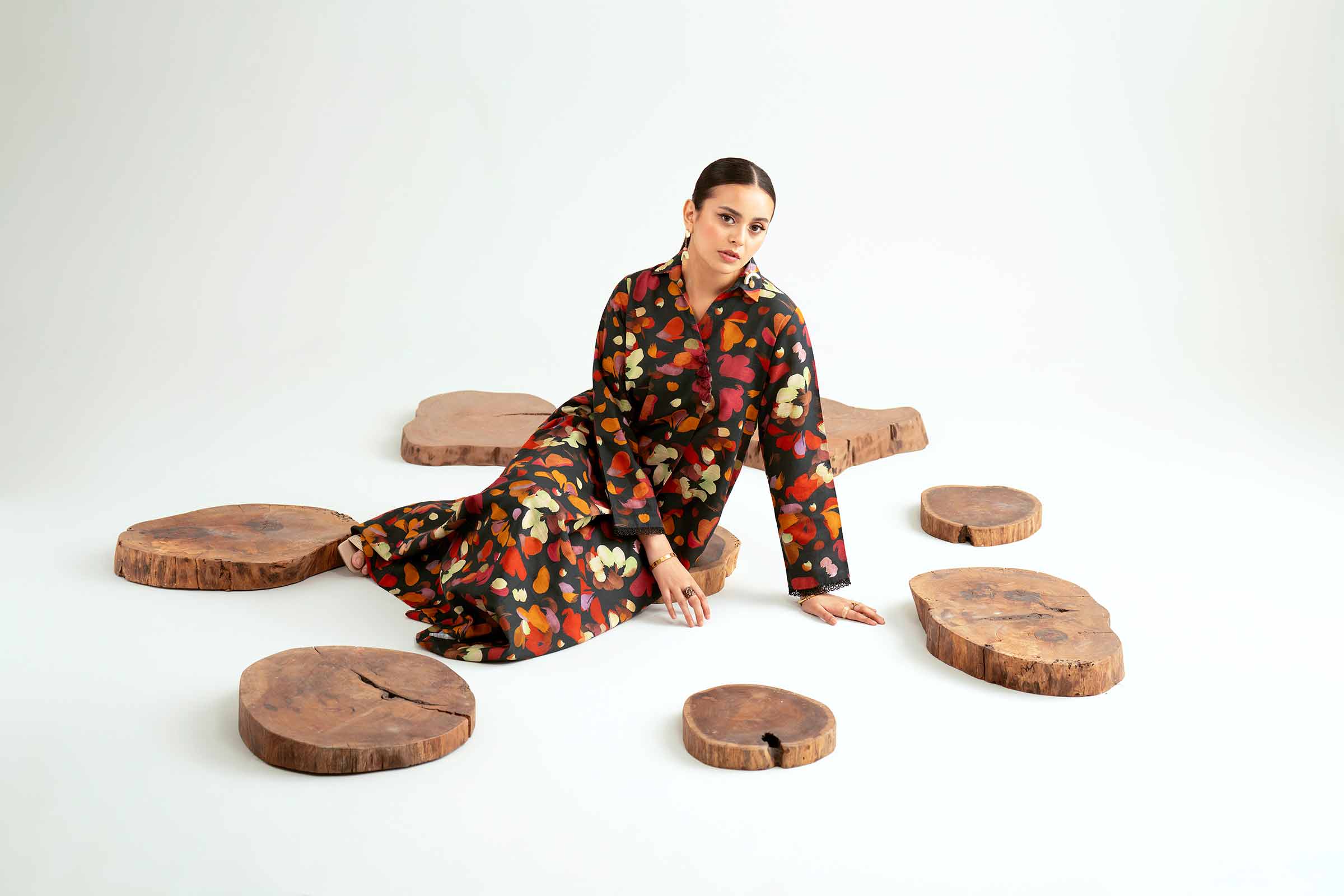 1 Piece - Digital Printed Loose Fabric - 42503984 for Women - Freedom To Buy Collection | Nishat | Shop Online