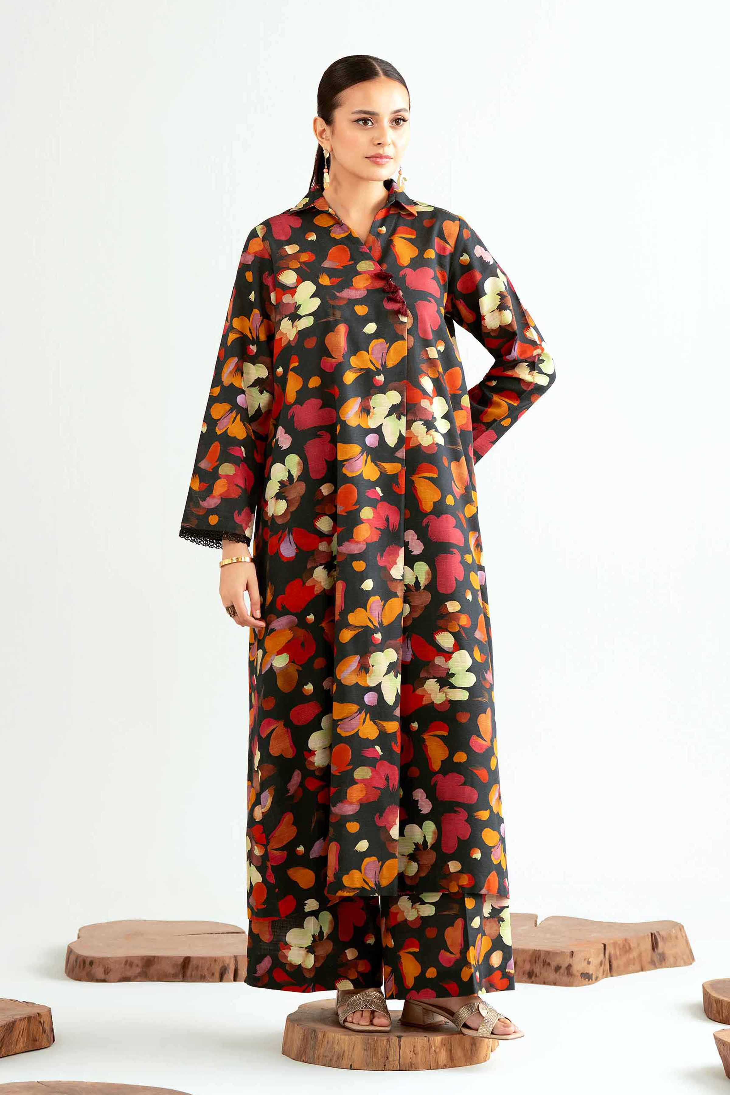 1 Piece - Digital Printed Loose Fabric - 42503984 for Women - Freedom To Buy Collection | Nishat | Shop Online