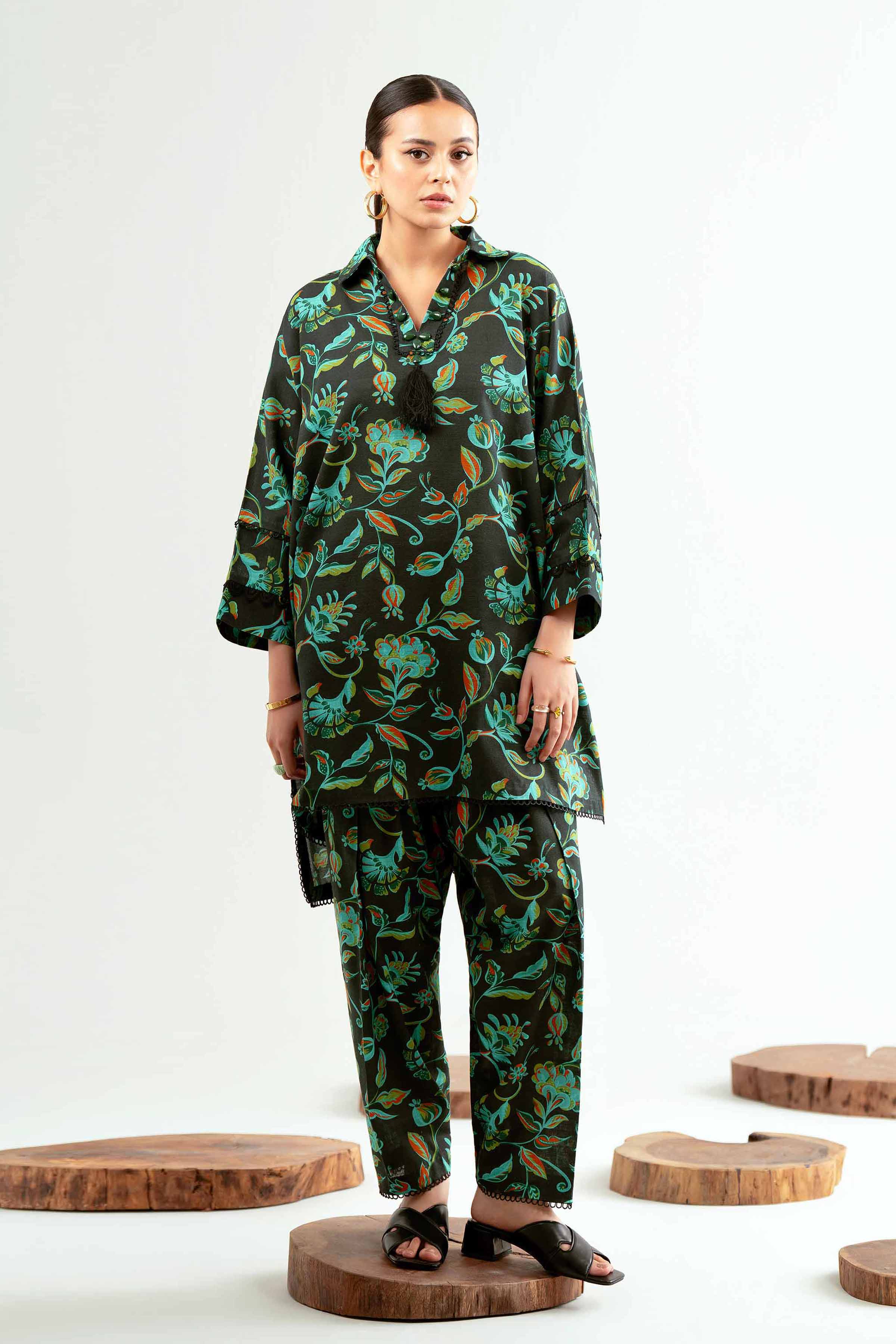 1 Piece - Digital Printed Loose Fabric - 42503991 for Women - Freedom To Buy Collection | Nishat | Shop Online