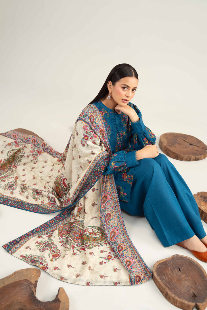 3 Piece - Printed Loose Fabric - 42504024 for Women - Freedom To Buy Collection | Nishat | Shop Online