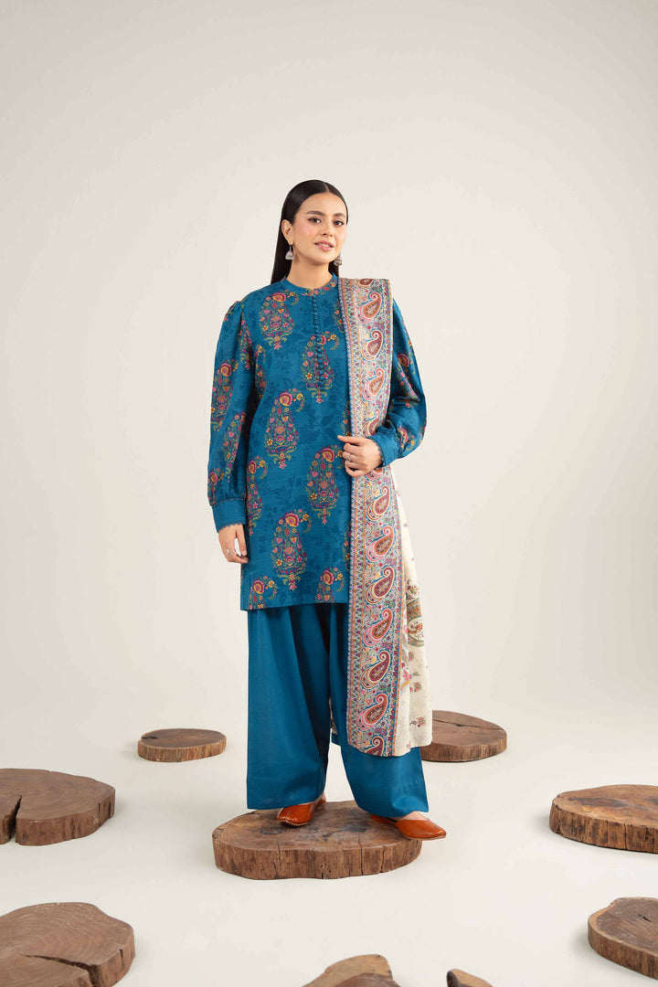 3 Piece - Printed Loose Fabric - 42504024 for Women - Freedom To Buy Collection | Nishat | Shop Online