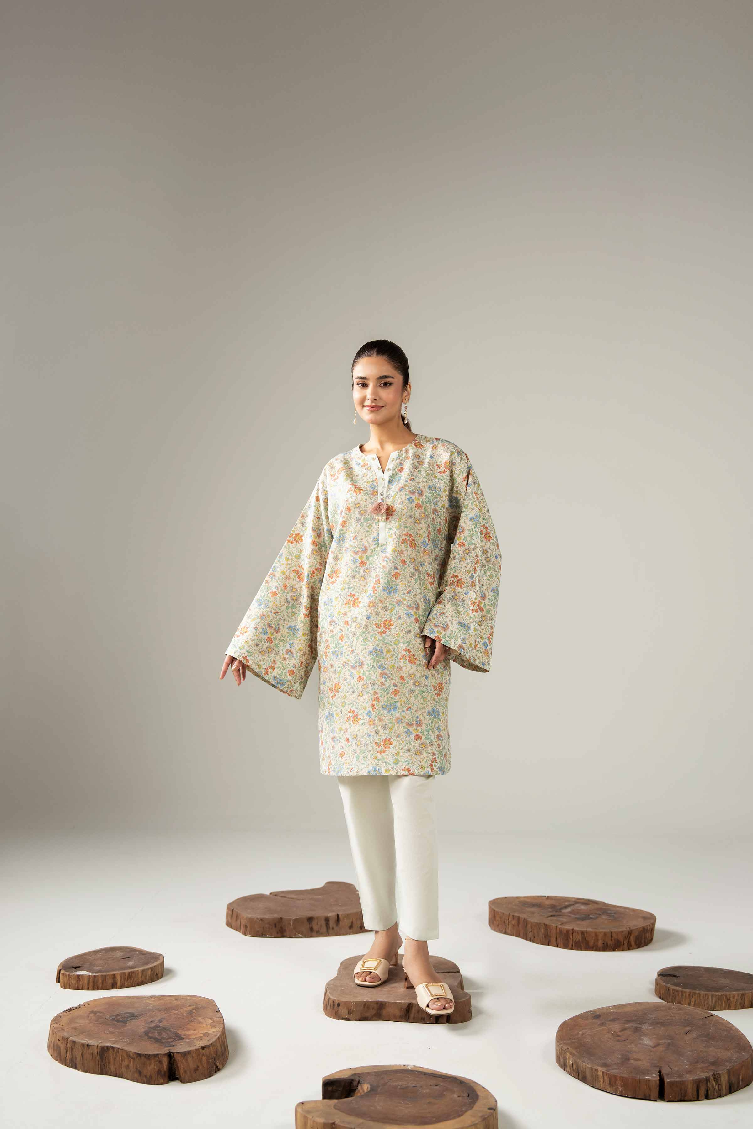 1 Piece - Digital Printed Loose Fabric - 42504073 for Women - Freedom To Buy Collection | Nishat | Shop Online