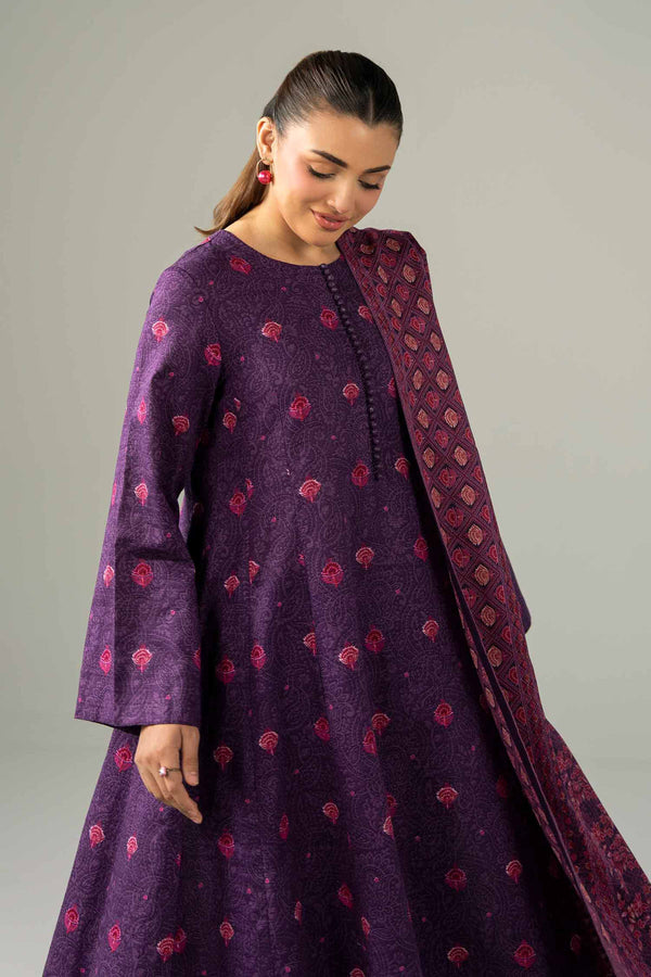 3 Piece - Printed Loose Fabric - 42504094 for Women - Freedom To Buy Collection | Nishat | Shop Online
