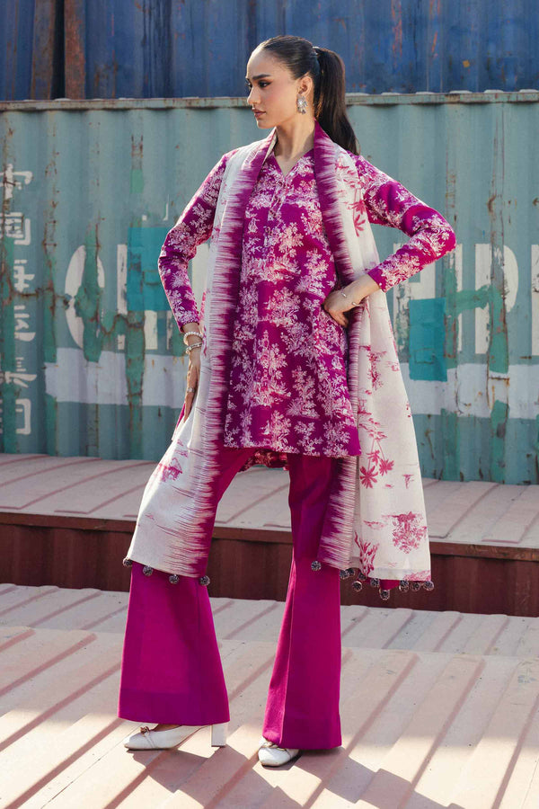 3 Piece - Printed Loose Fabric - 42504096 for Women - Freedom To Buy Collection | Nishat | Shop Online