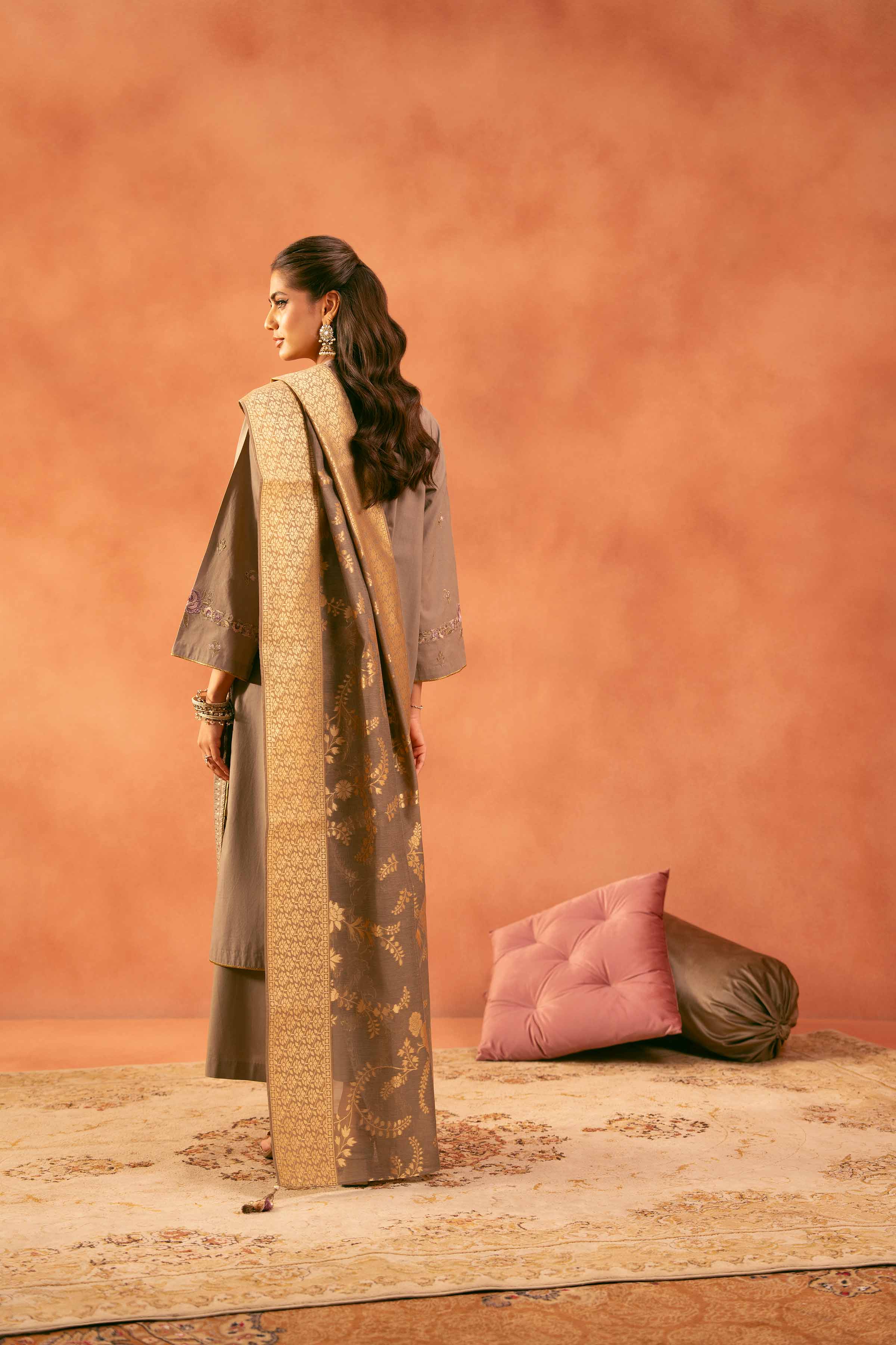 3 Piece - Embroidered Suit - 42519102 for Women - Unstitched Collection | Nishat | Shop Online