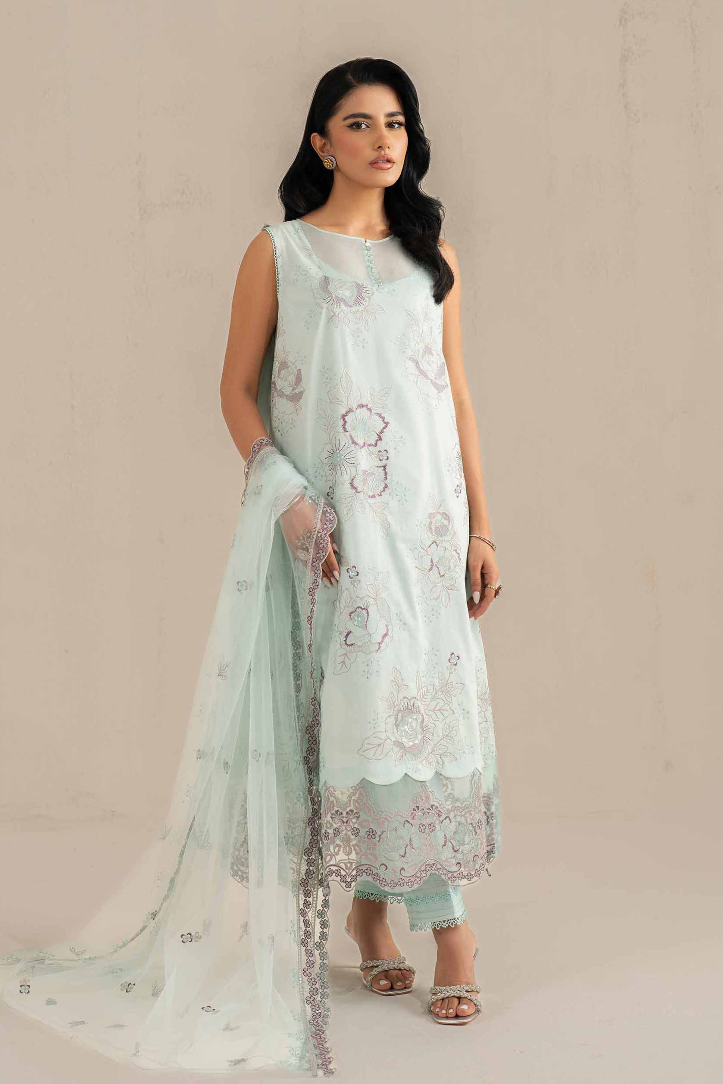 3 Piece - Embroidered Suit - 42519114 for Women - Unstitched Collection | Nishat | Shop Online
