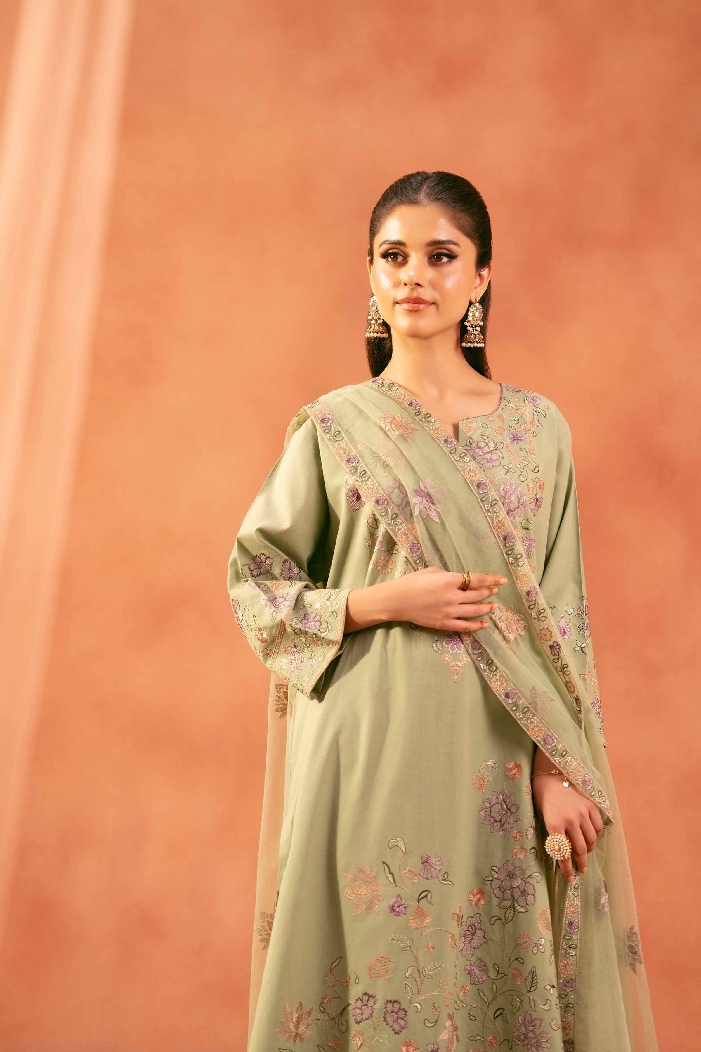 3 Piece - Embroidered Suit - 42519119 for Women - Unstitched Collection | Nishat | Shop Online