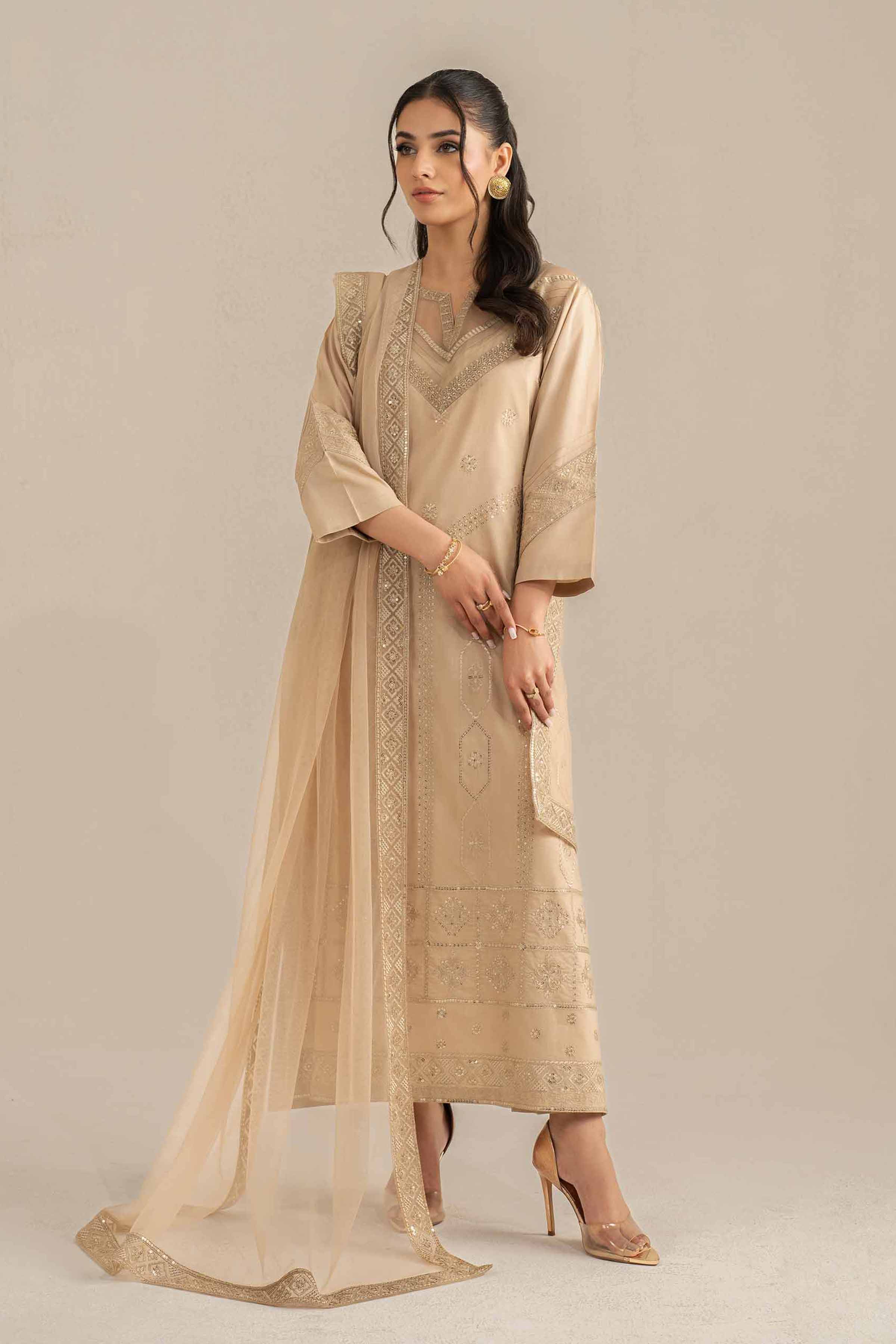 3 Piece - Embroidered Suit - 42519122 for Women - Unstitched Collection | Nishat | Shop Online