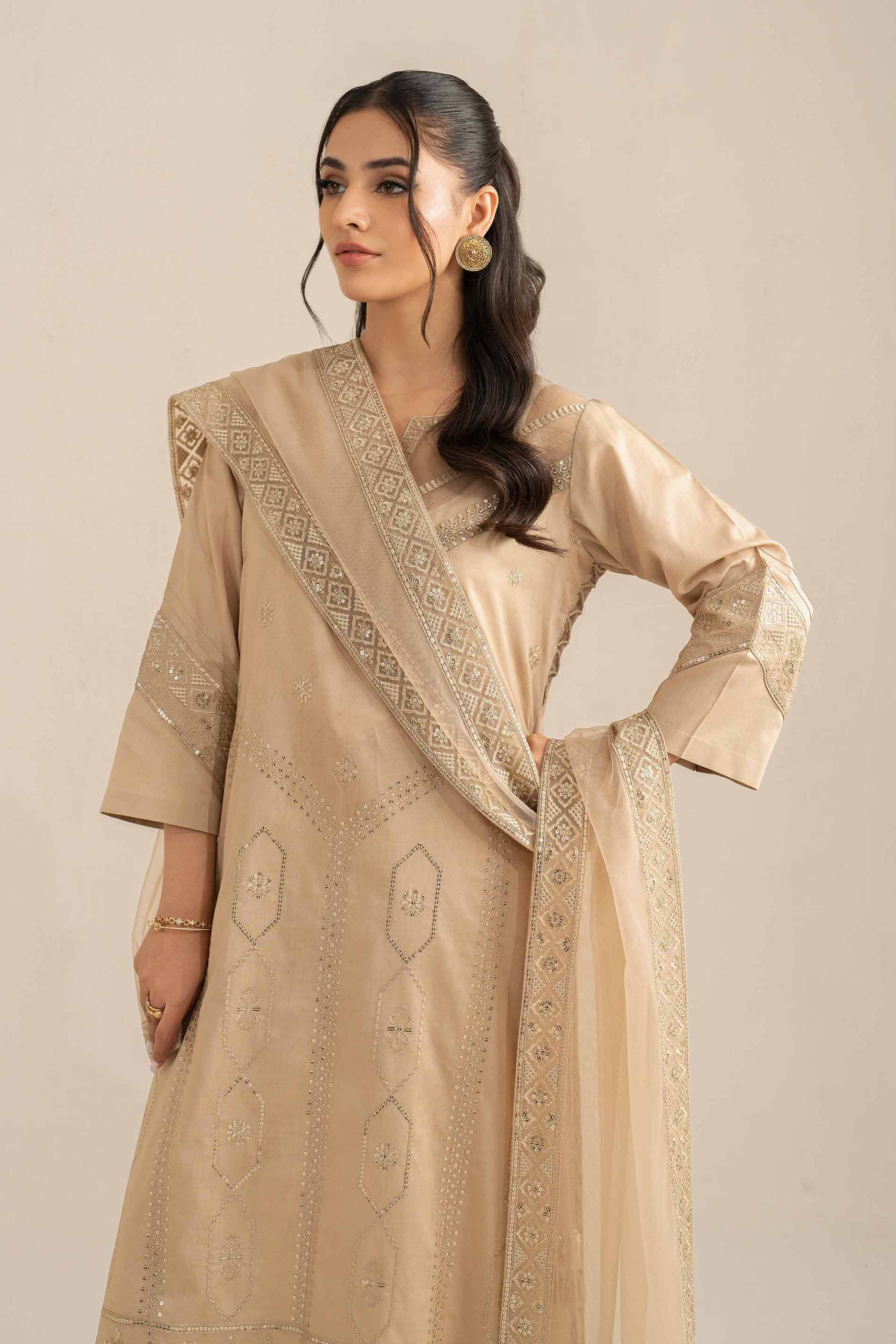 3 Piece - Embroidered Suit - 42519122 for Women - Unstitched Collection | Nishat | Shop Online