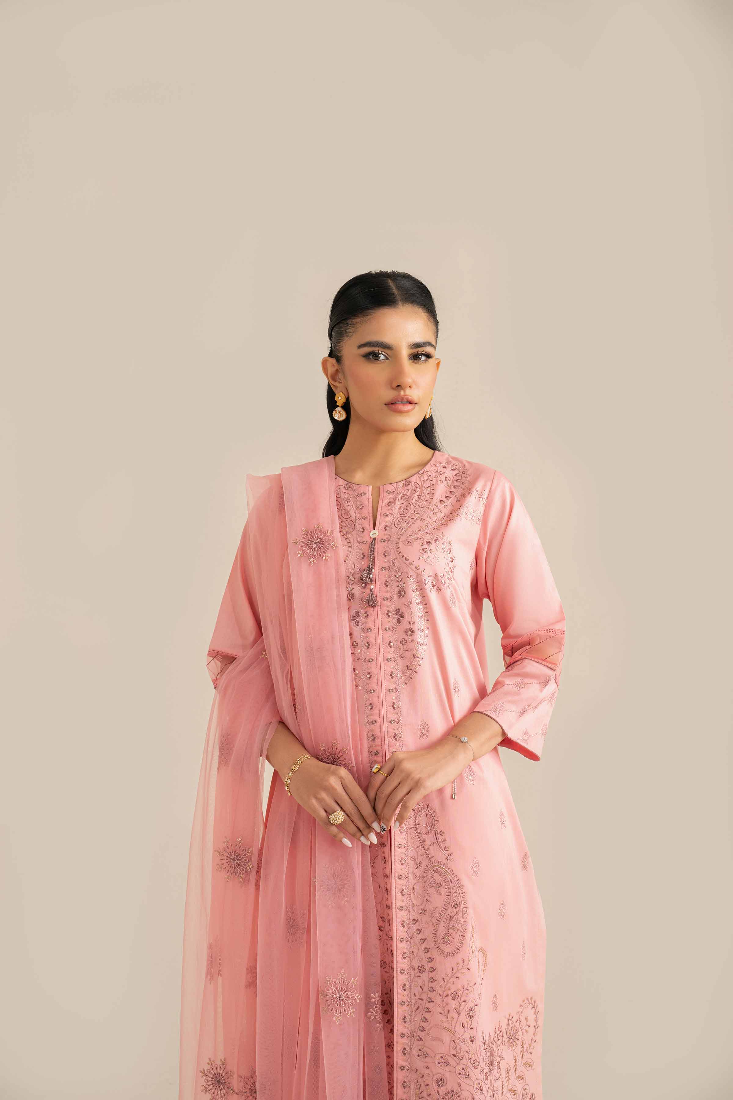 3 Piece - Embroidered Suit - 42519123 for Women - Unstitched Collection | Nishat | Shop Online