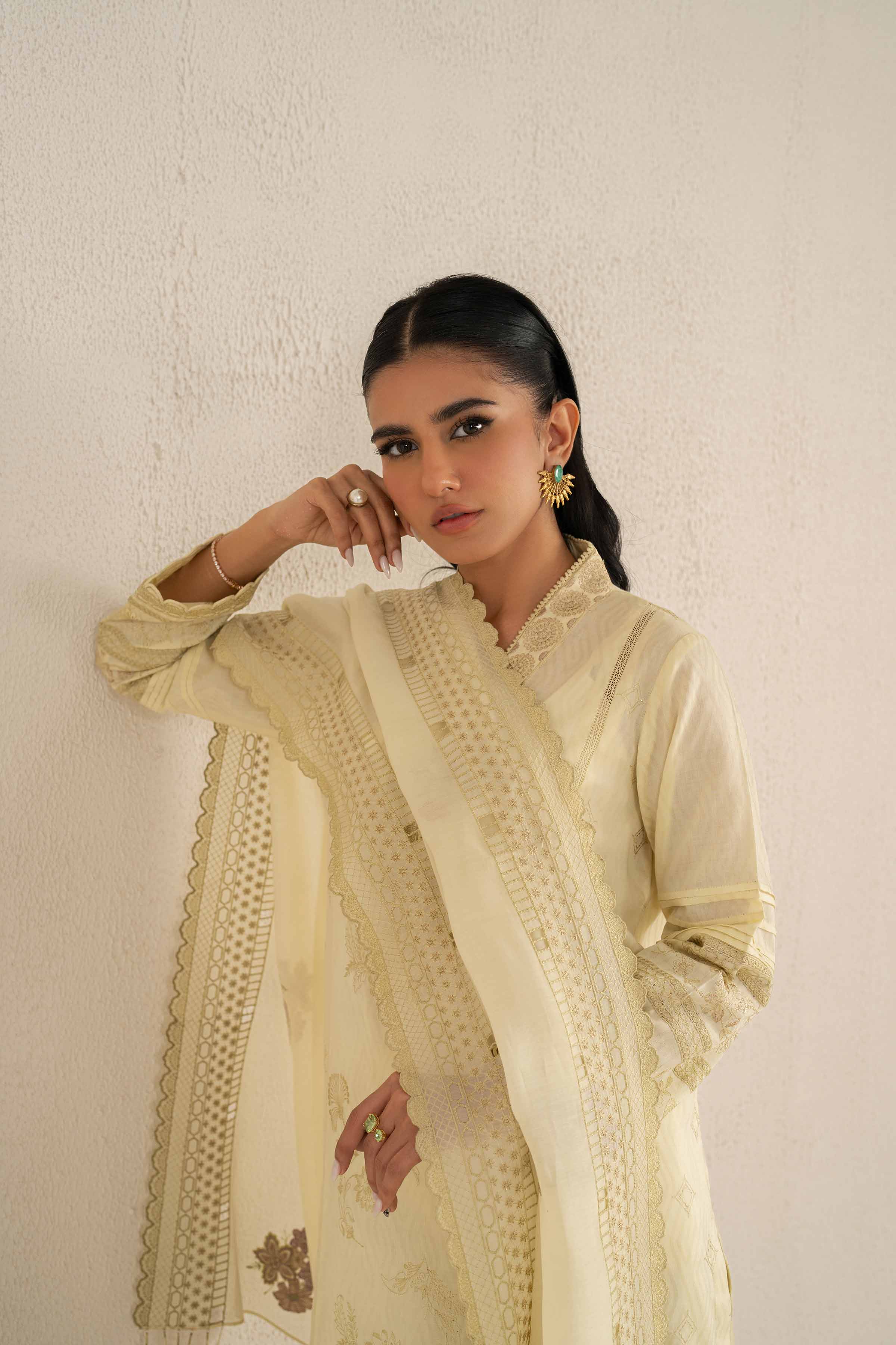 3 Piece - Embroidered Suit - 42519137 for Women - Unstitched Collection | Nishat | Shop Online