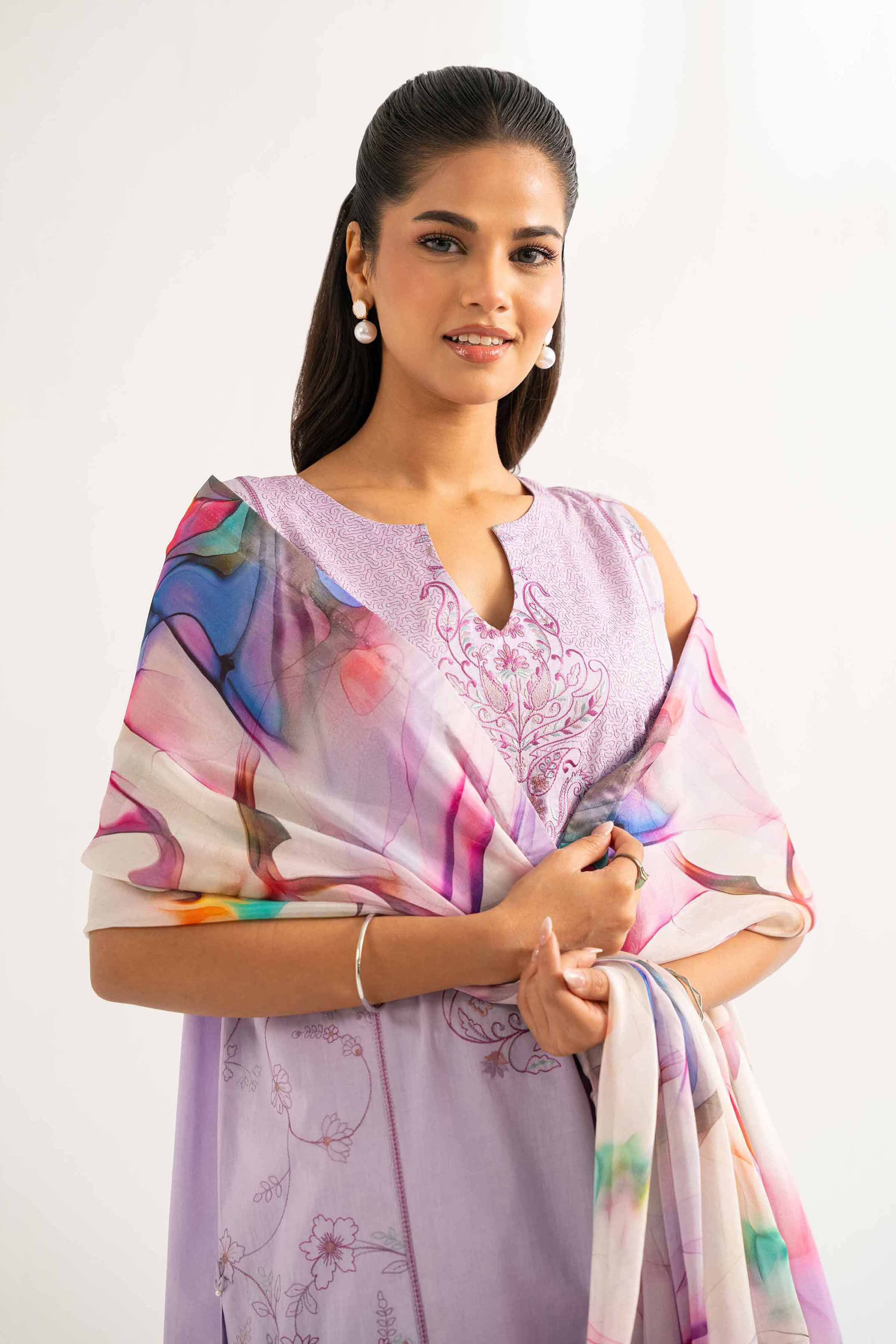 3 Piece - Embroidered Suit - 42519167 for Women - Unstitched Collection | Nishat | Shop Online