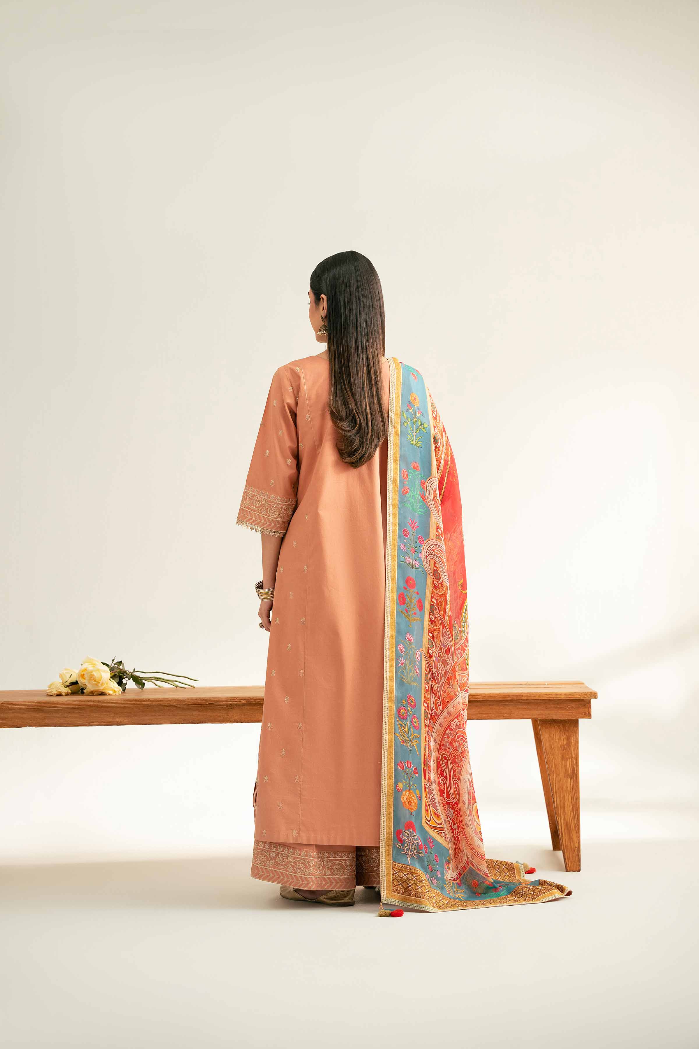 3 Piece - Printed Embroidered Suit - 42519171 for Women - Unstitched Collection | Nishat | Shop Online