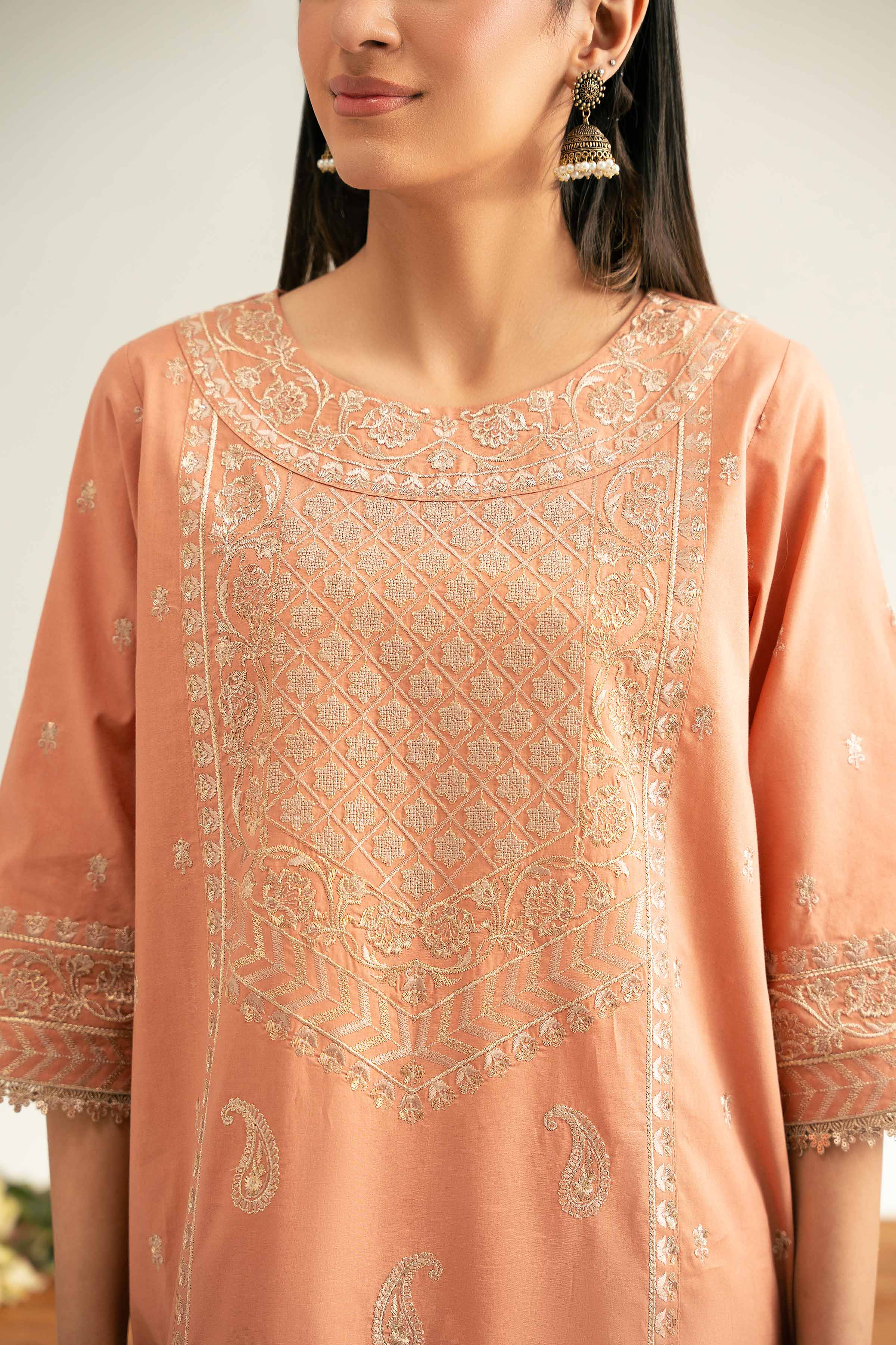 3 Piece - Printed Embroidered Suit - 42519171 for Women - Unstitched Collection | Nishat | Shop Online