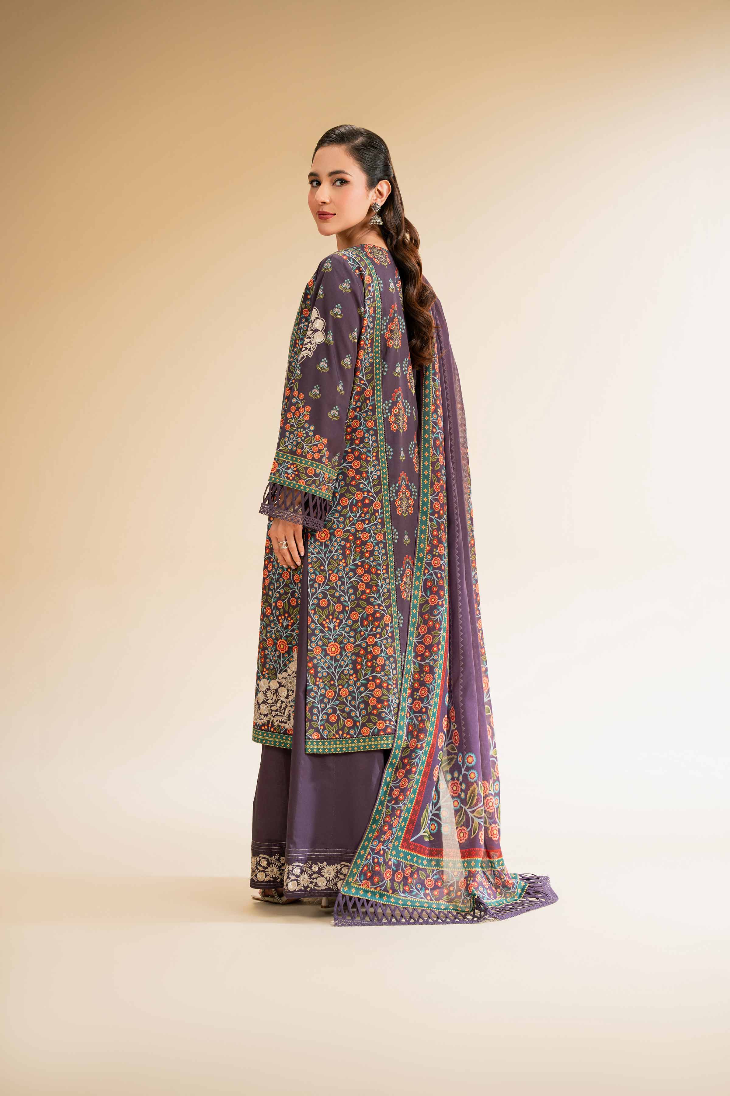 3 Piece - Printed Embroidered Suit - 42519172 for Women - Unstitched Collection | Nishat | Shop Online
