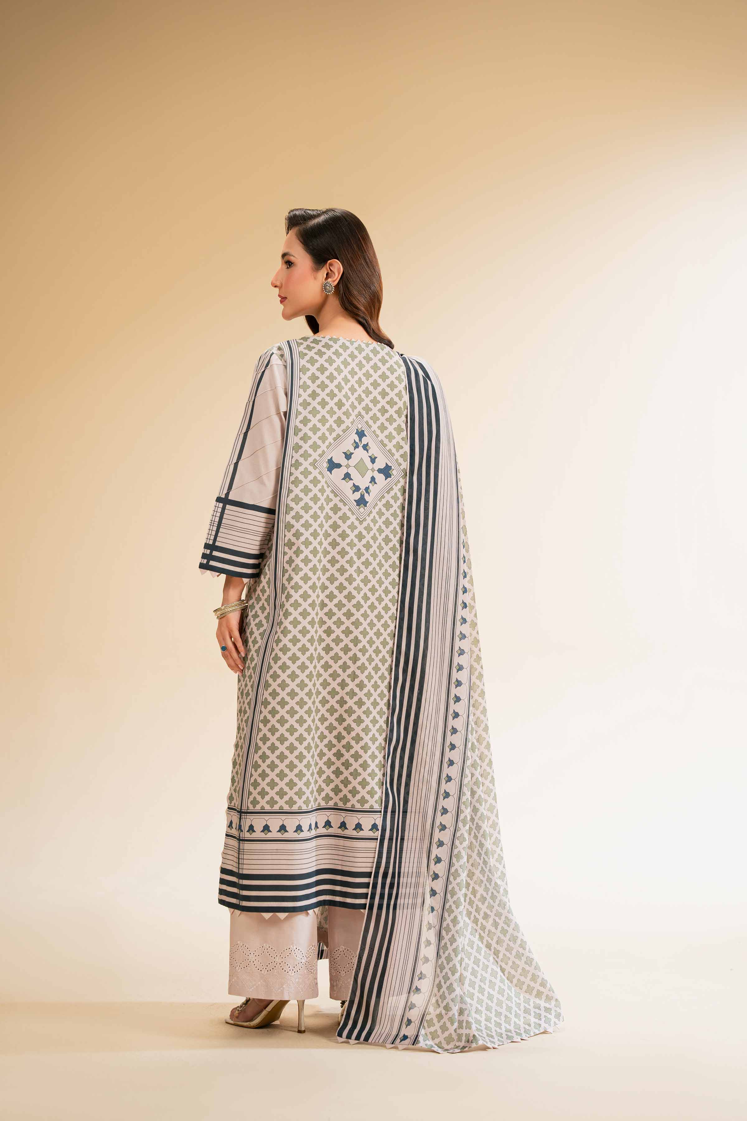 3 Piece - Printed Embroidered Suit - 42519173 for Women - Unstitched Collection | Nishat | Shop Online