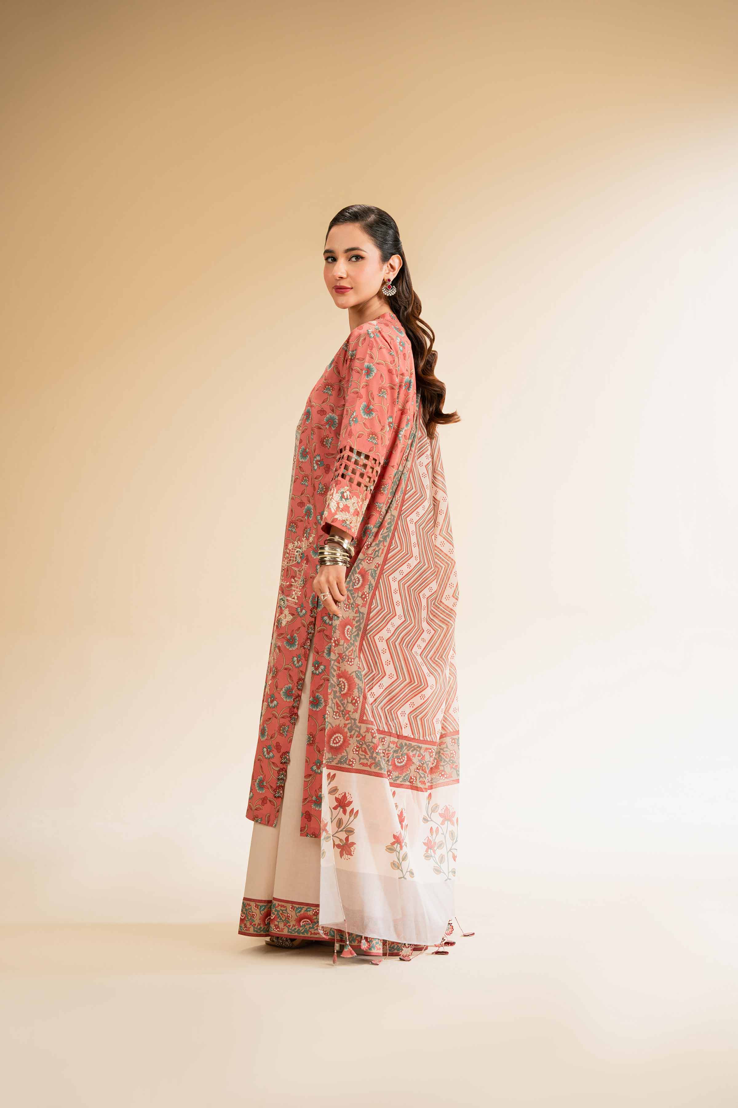 3 Piece - Printed Embroidered Suit - 42519174 for Women - Unstitched Collection | Nishat | Shop Online