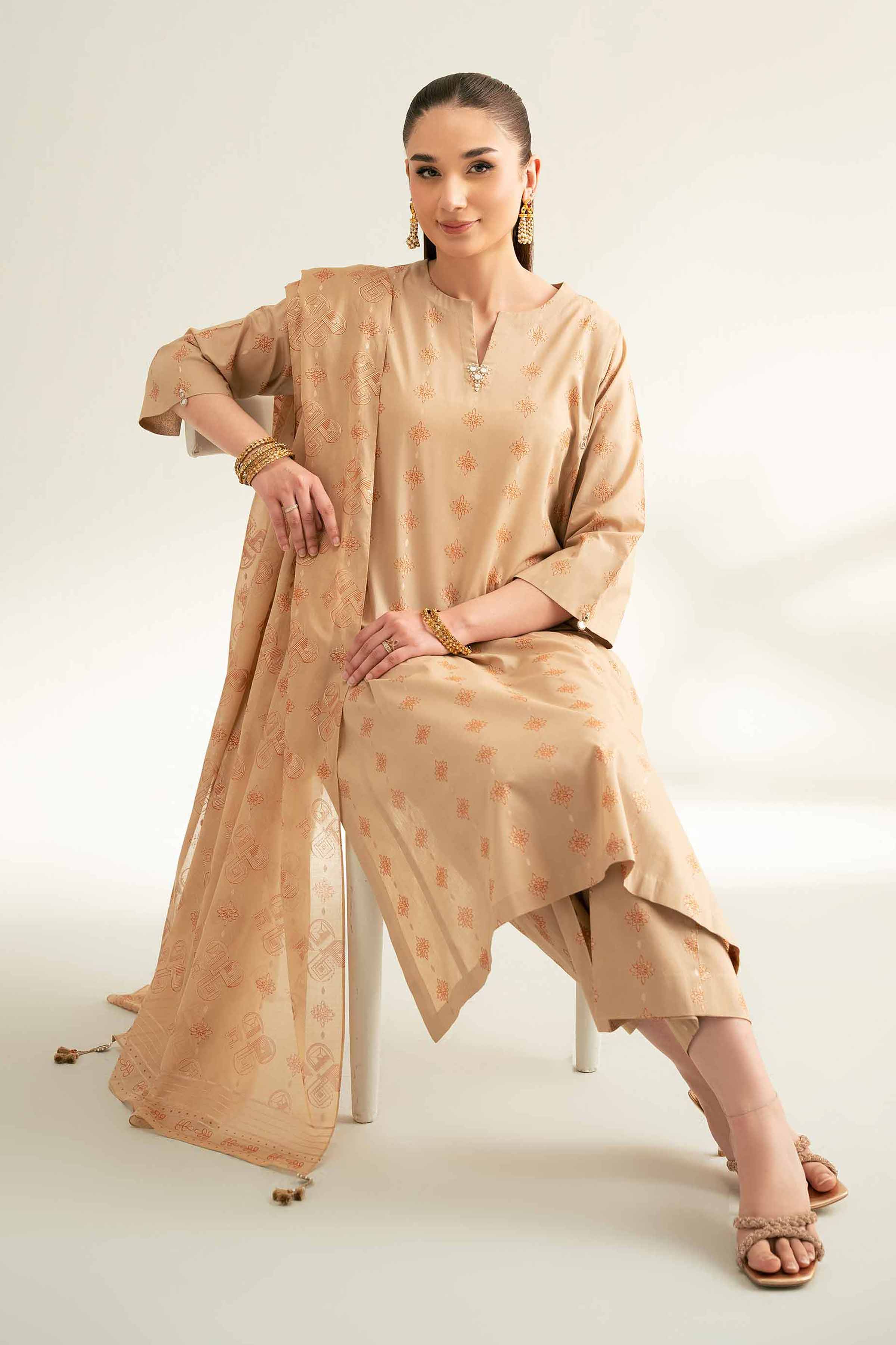 3 Piece - Printed Suit - 42519178 for Women - Unstitched Collection | Nishat | Shop Online