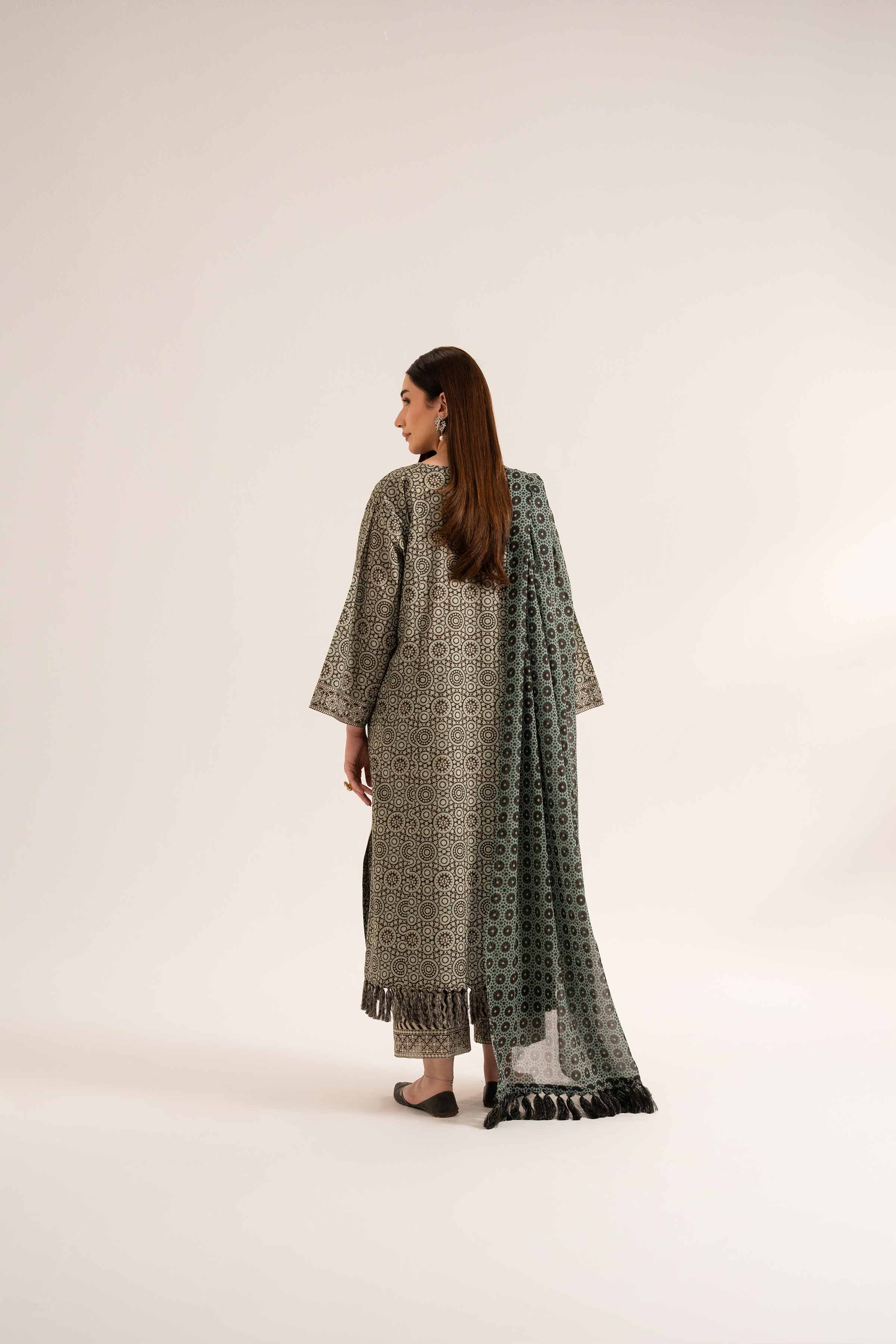 3 Piece - Printed Embroidered Suit - 42519179 for Women - Unstitched Collection | Nishat | Shop Online