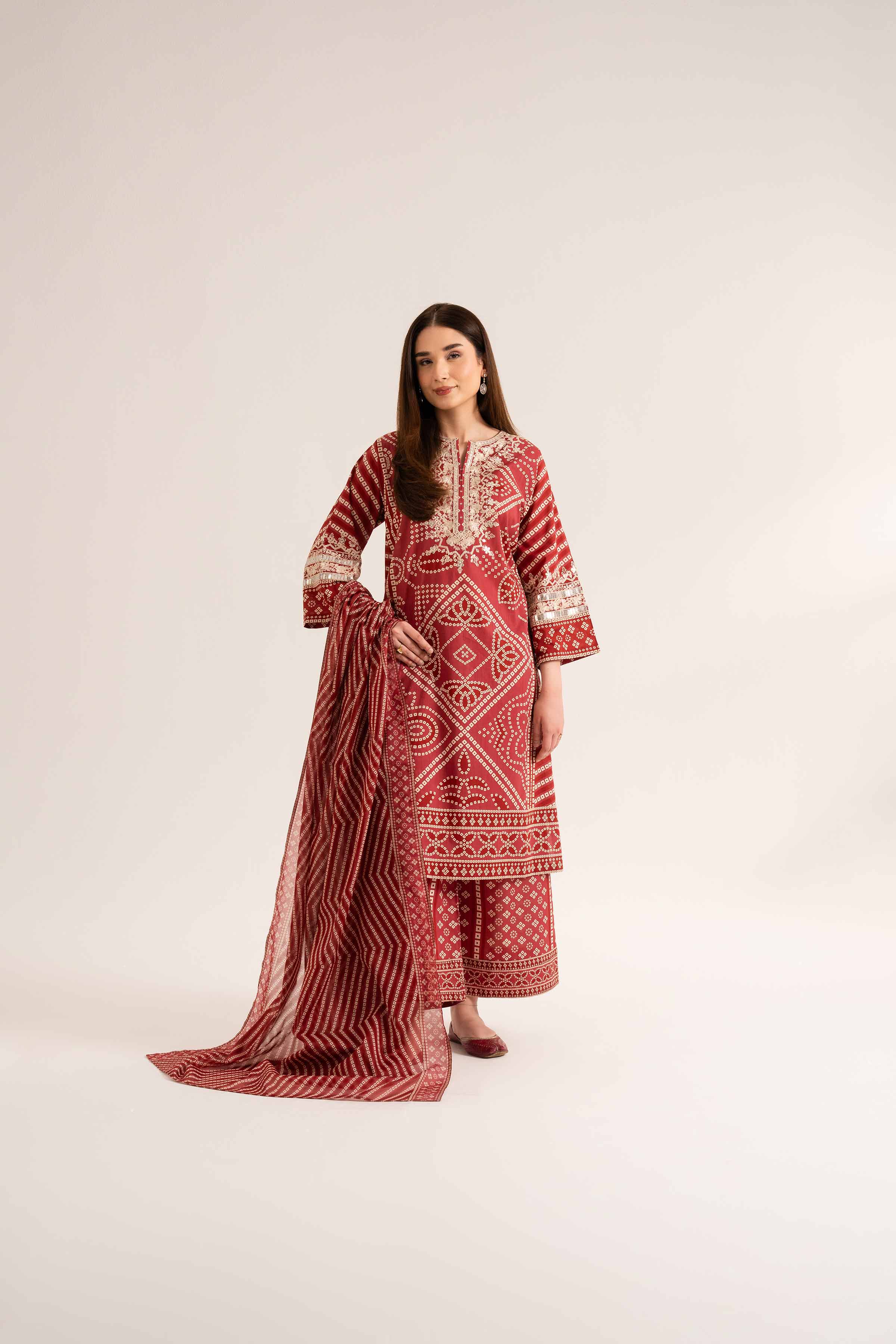 3 Piece - Embroidered Suit - 42519181 for Women - Unstitched Collection | Nishat | Shop Online