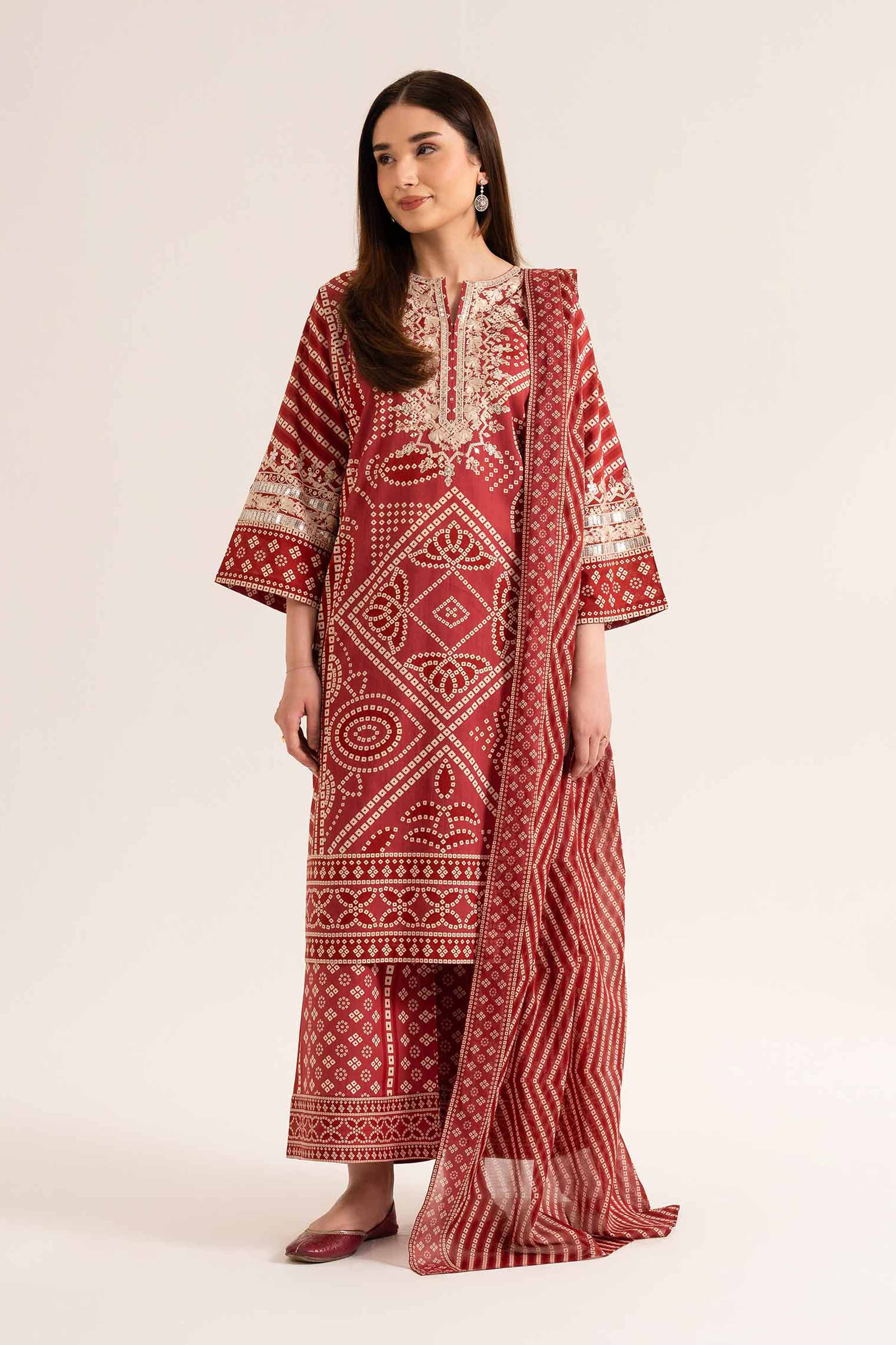 3 Piece - Embroidered Suit - 42519181 for Women - Unstitched Collection | Nishat | Shop Online