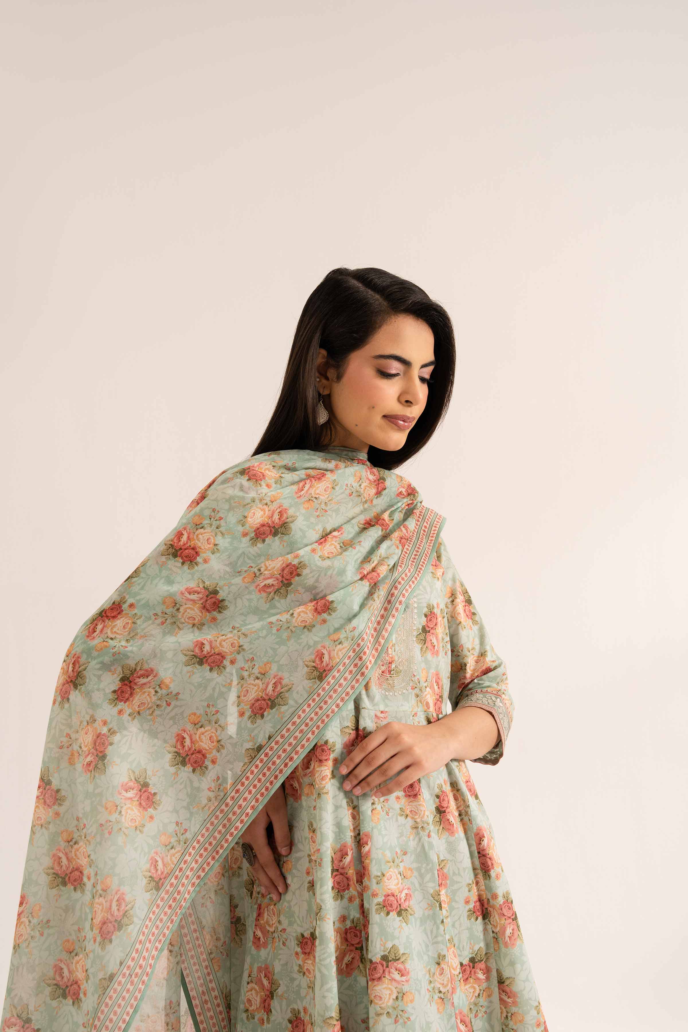 3 Piece - Printed Embroidered Suit - 42519183 for Women - Unstitched Collection | Nishat | Shop Online