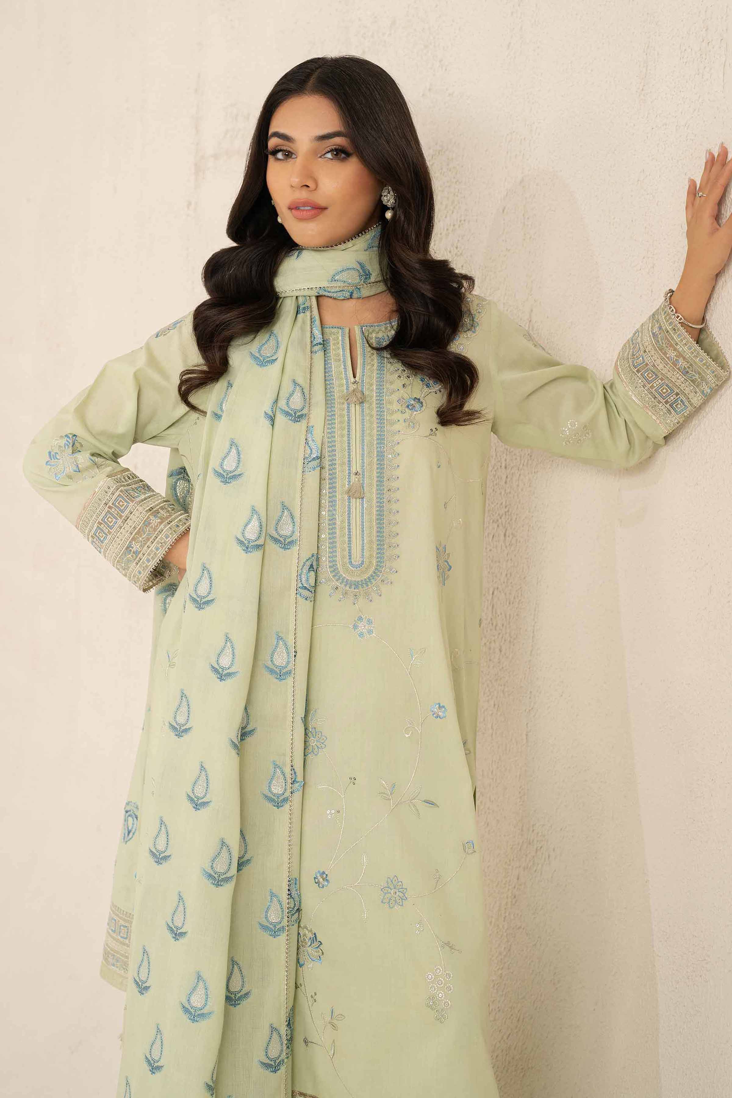 3 Piece - Embroidered Suit - 42519184 for Women - Unstitched Collection | Nishat | Shop Online