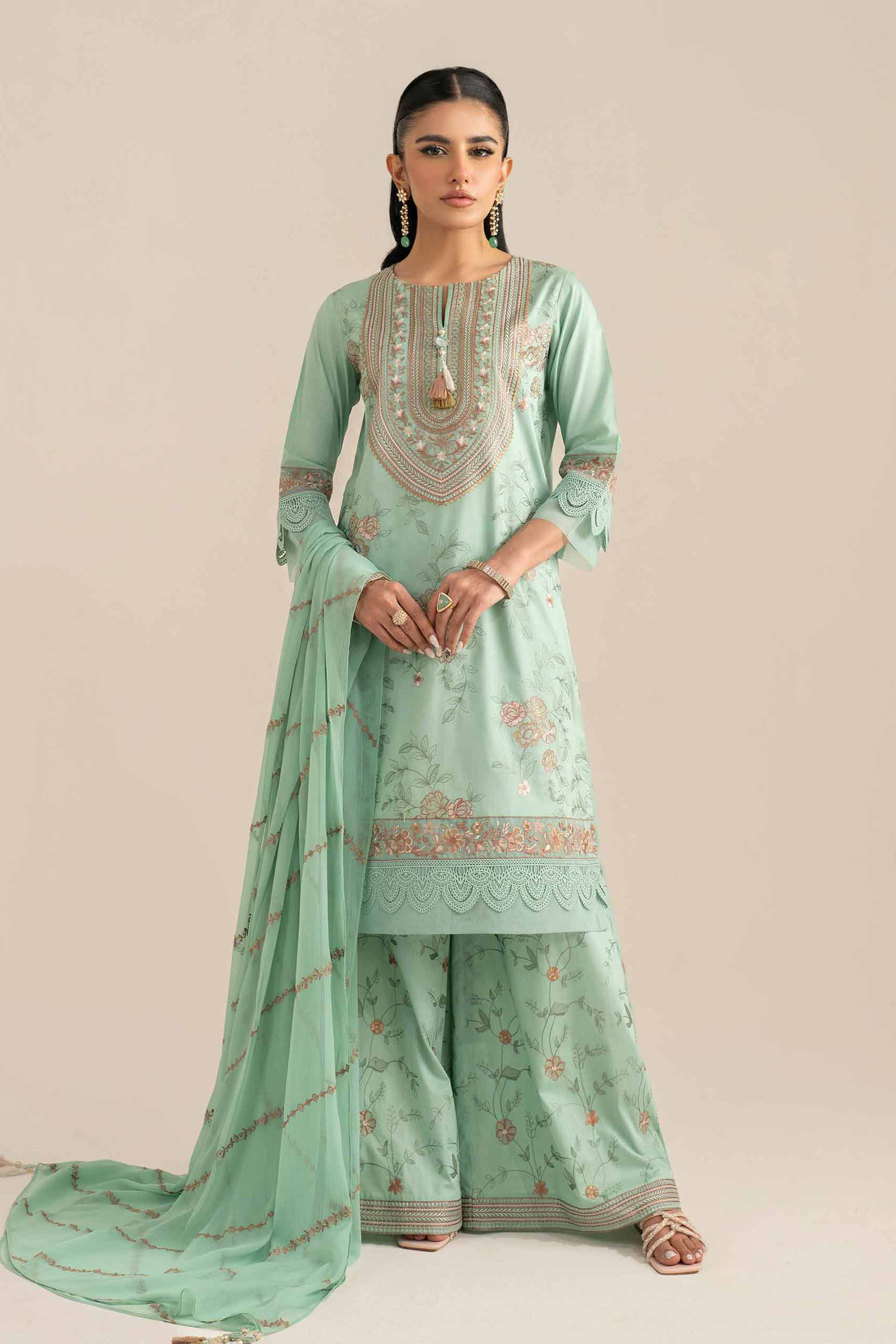 3 Piece - Embroidered Suit - 42519189 for Women - Unstitched Collection | Nishat | Shop Online