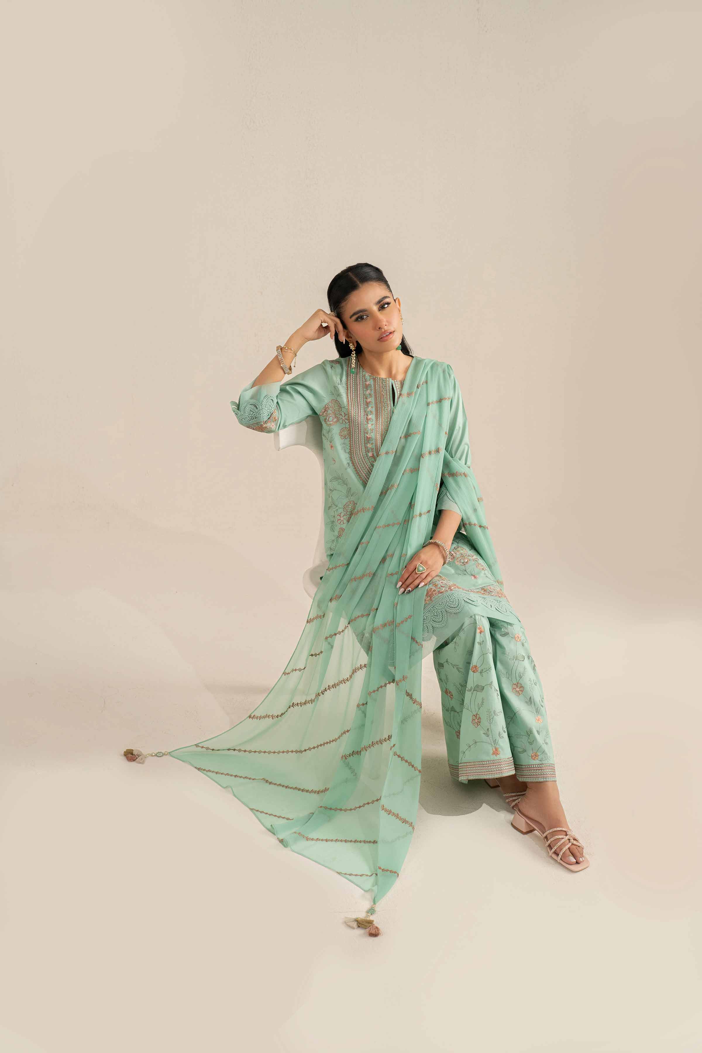 3 Piece - Embroidered Suit - 42519189 for Women - Unstitched Collection | Nishat | Shop Online