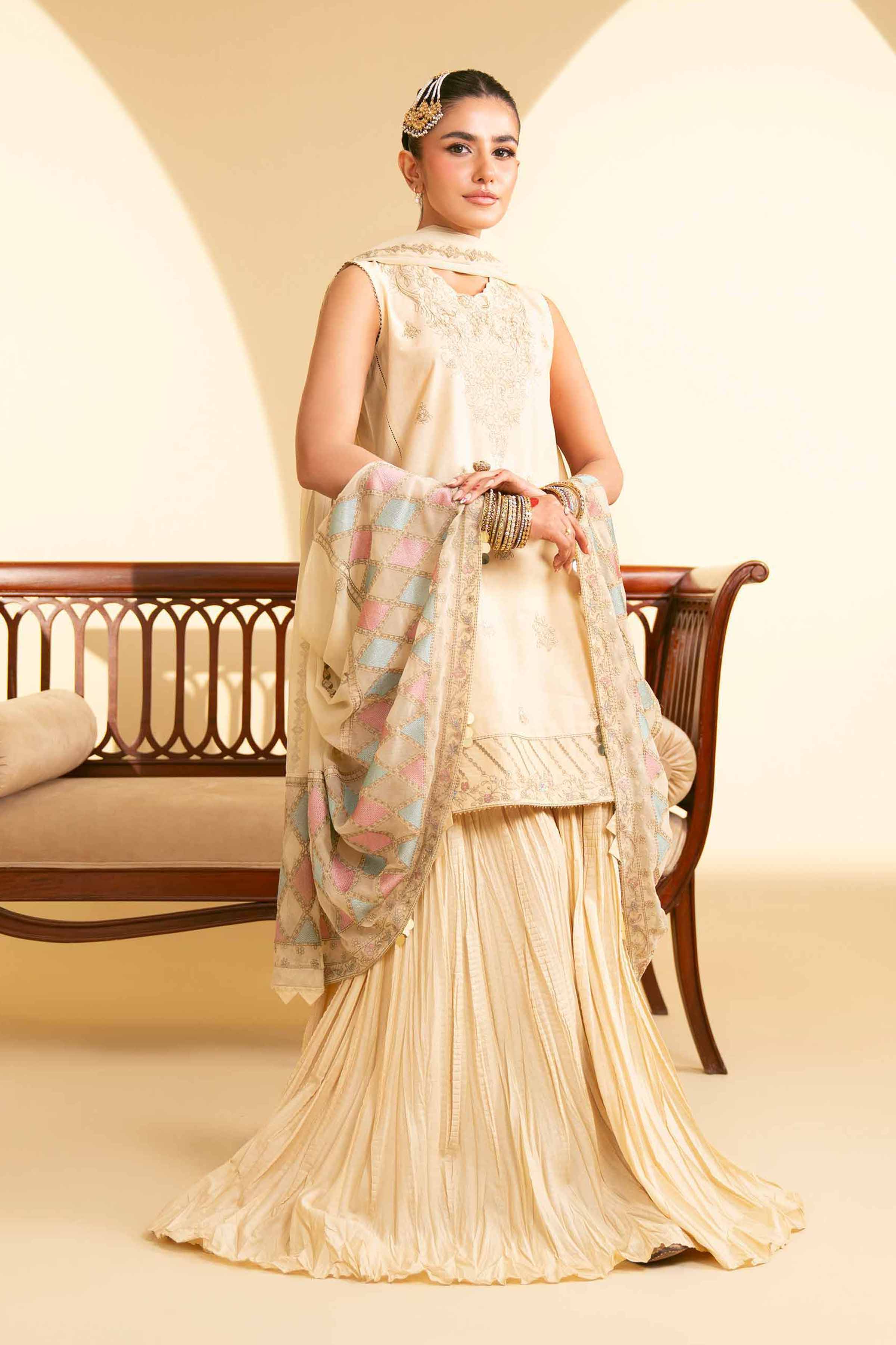 3 Piece - Embroidered Suit - 42519196 for Women - Unstitched Collection | Nishat | Shop Online