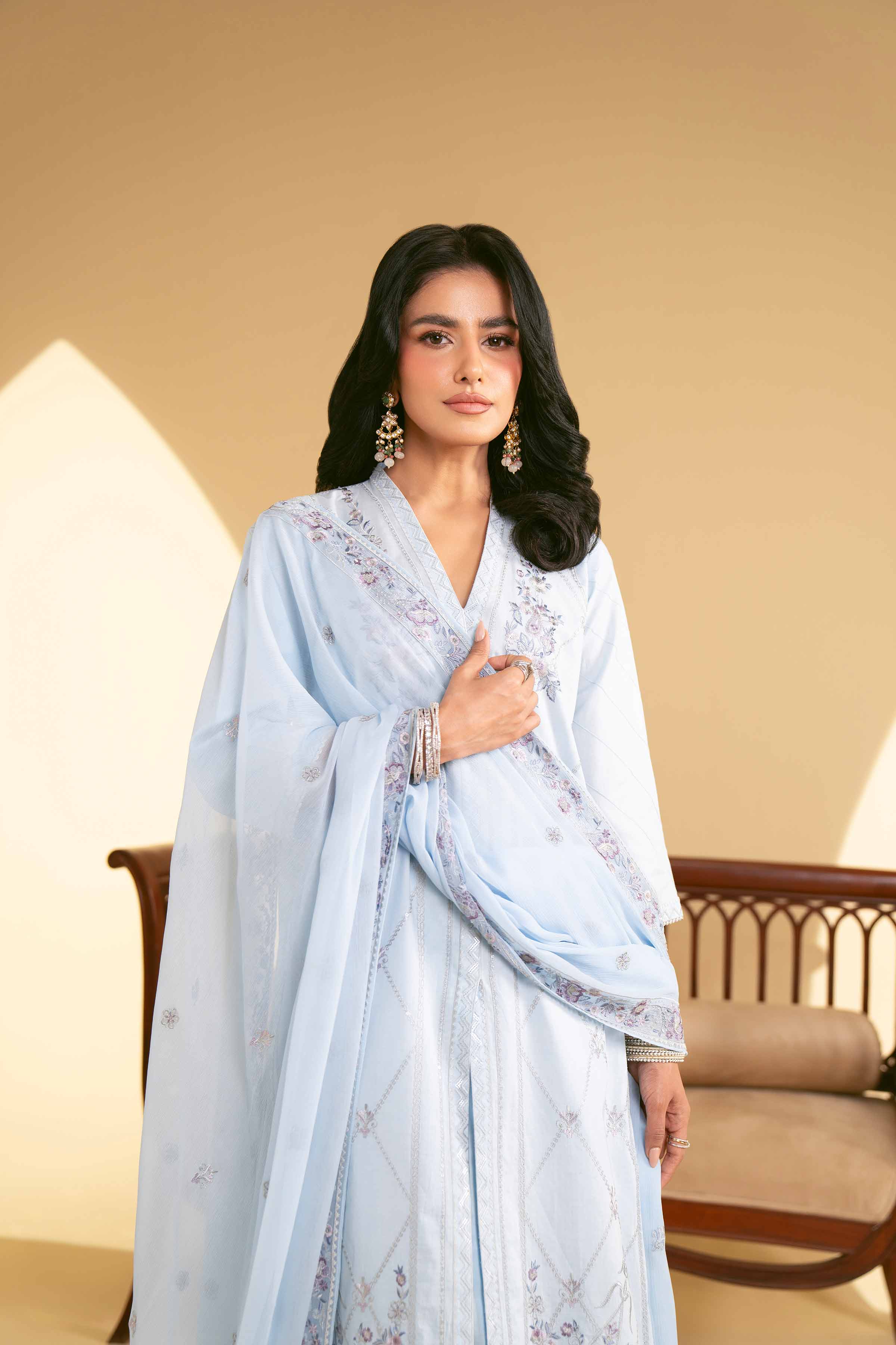 3 Piece - Embroidered Suit - 42519197 for Women - Unstitched Collection | Nishat | Shop Online