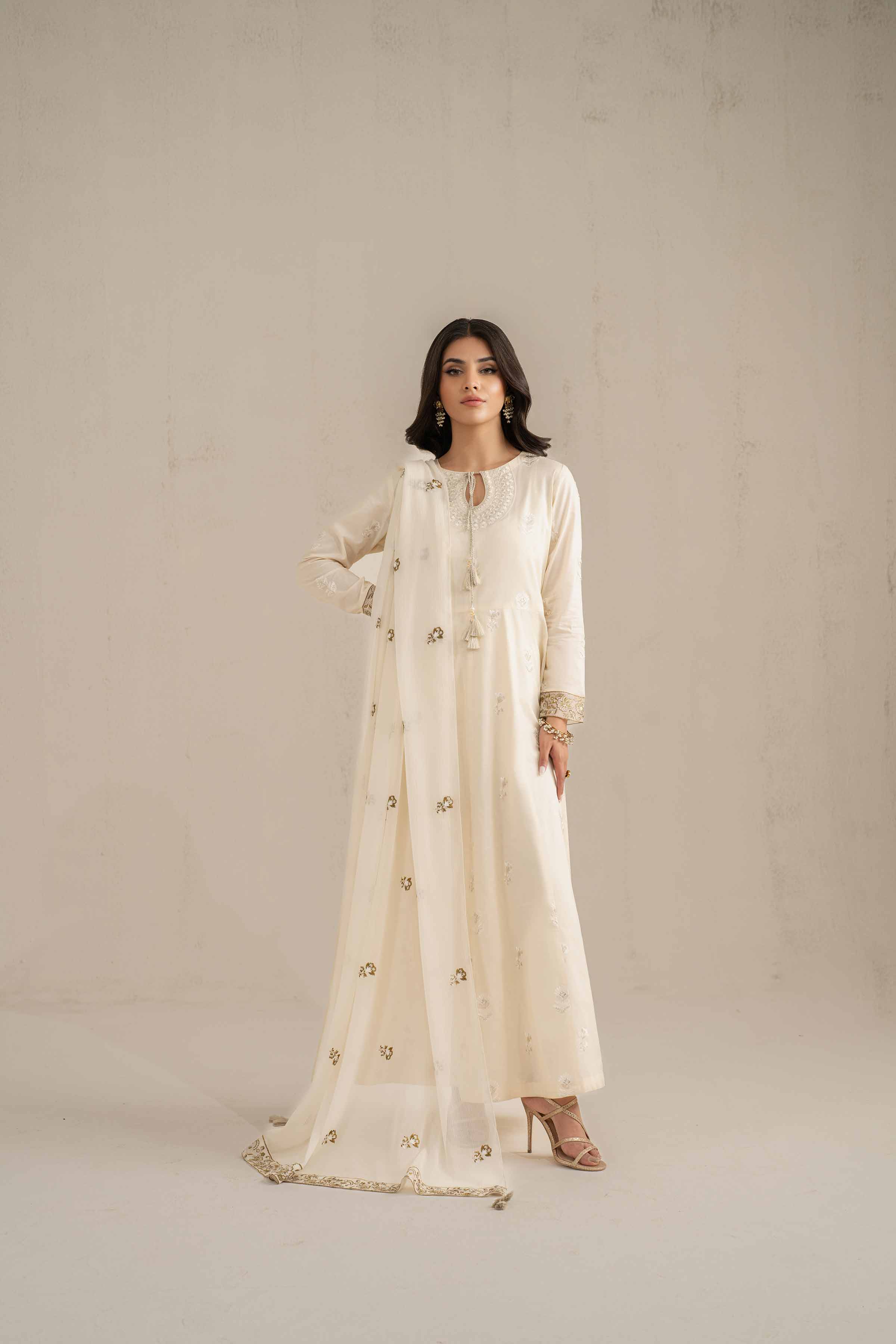 3 Piece - Embroidered Suit - 42519198 for Women - Unstitched Collection | Nishat | Shop Online