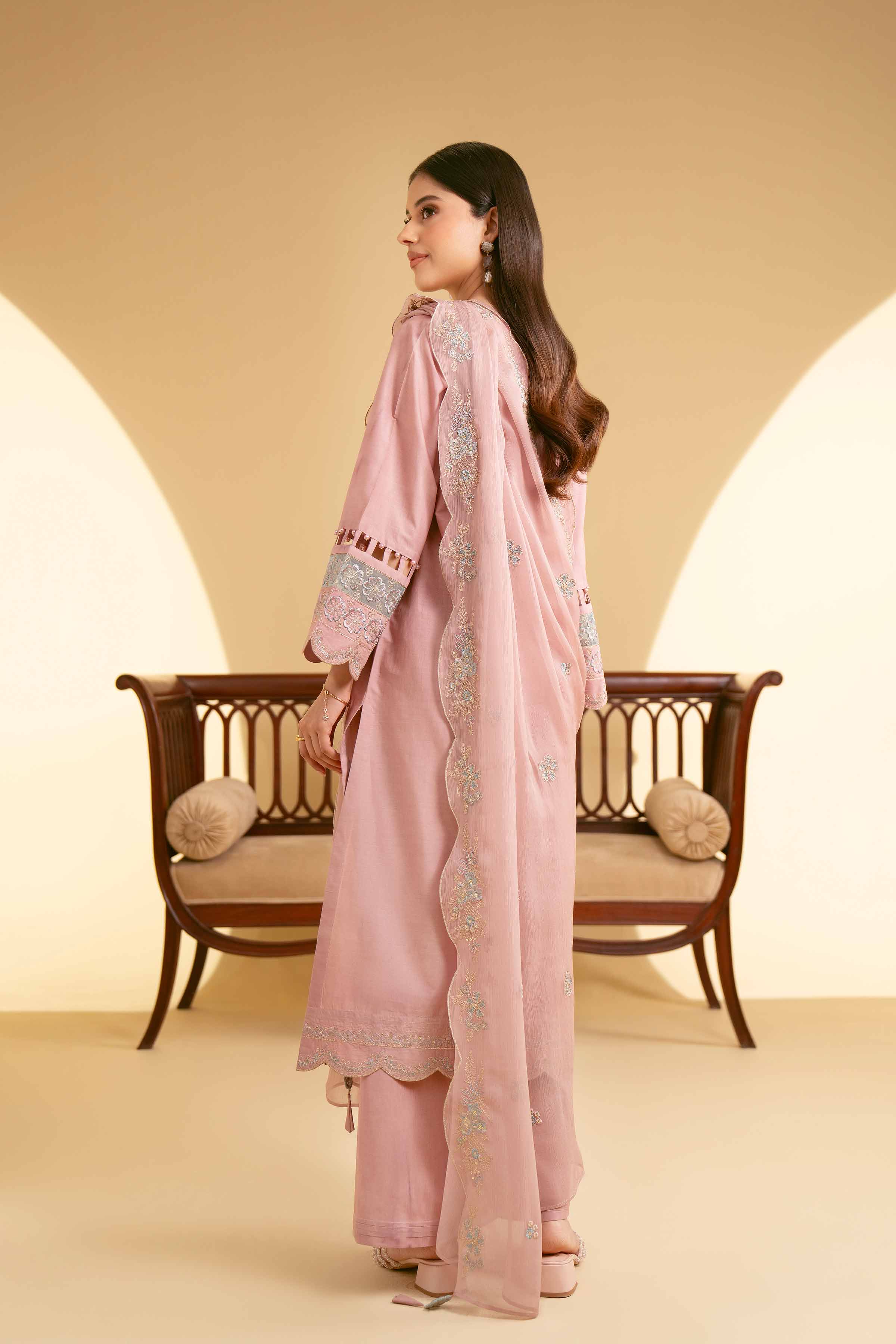 3 Piece - Embroidered Suit - 42519199 for Women - Unstitched Collection | Nishat | Shop Online