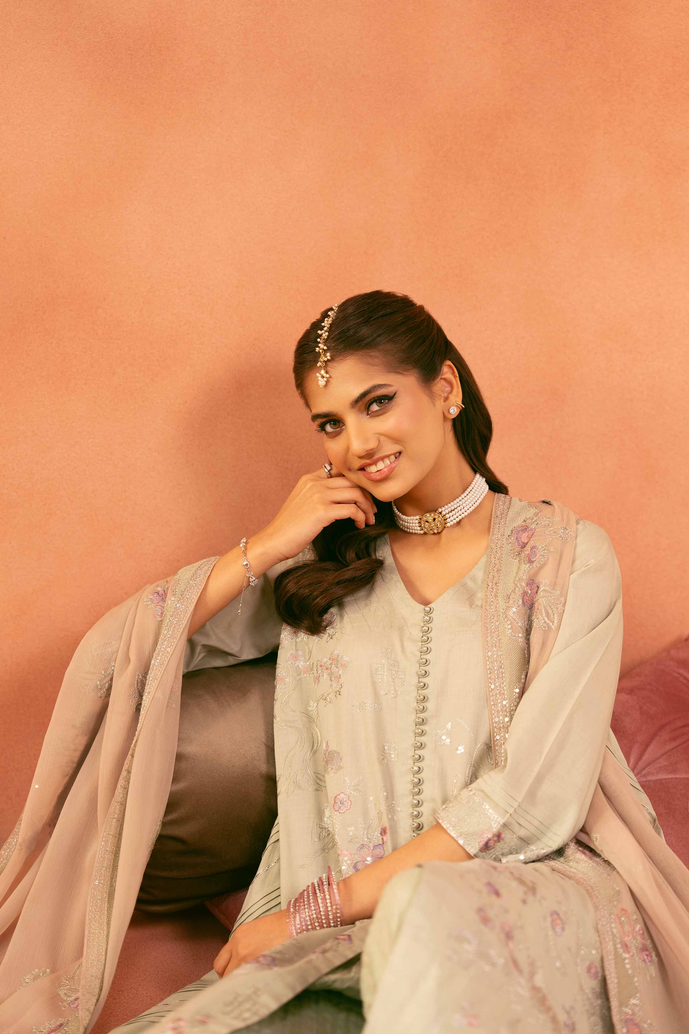 3 Piece - Embroidered Suit - 42519202 for Women - Unstitched Collection | Nishat | Shop Online