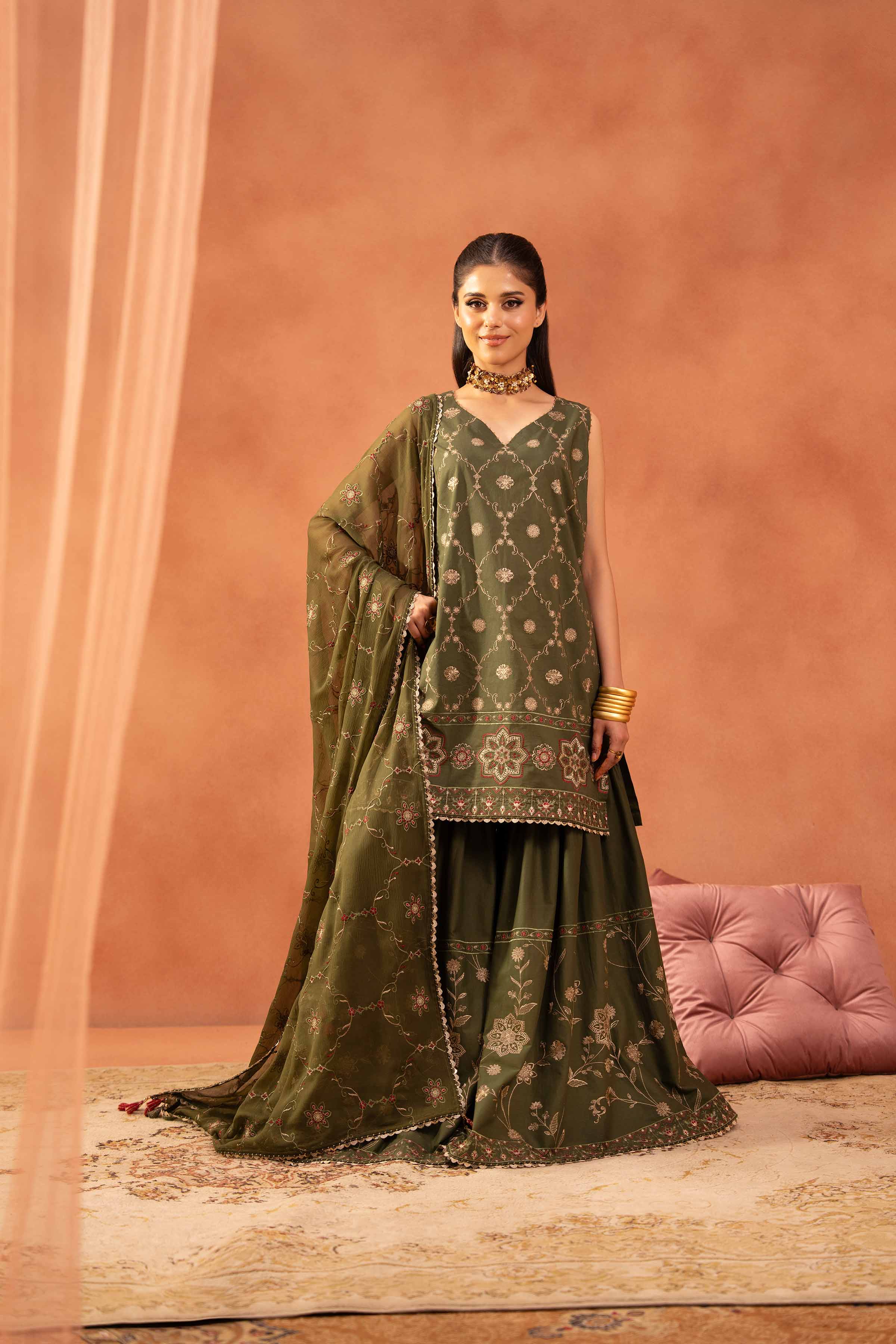 3 Piece - Embroidered Suit - 42519203 for Women - Unstitched Collection | Nishat | Shop Online