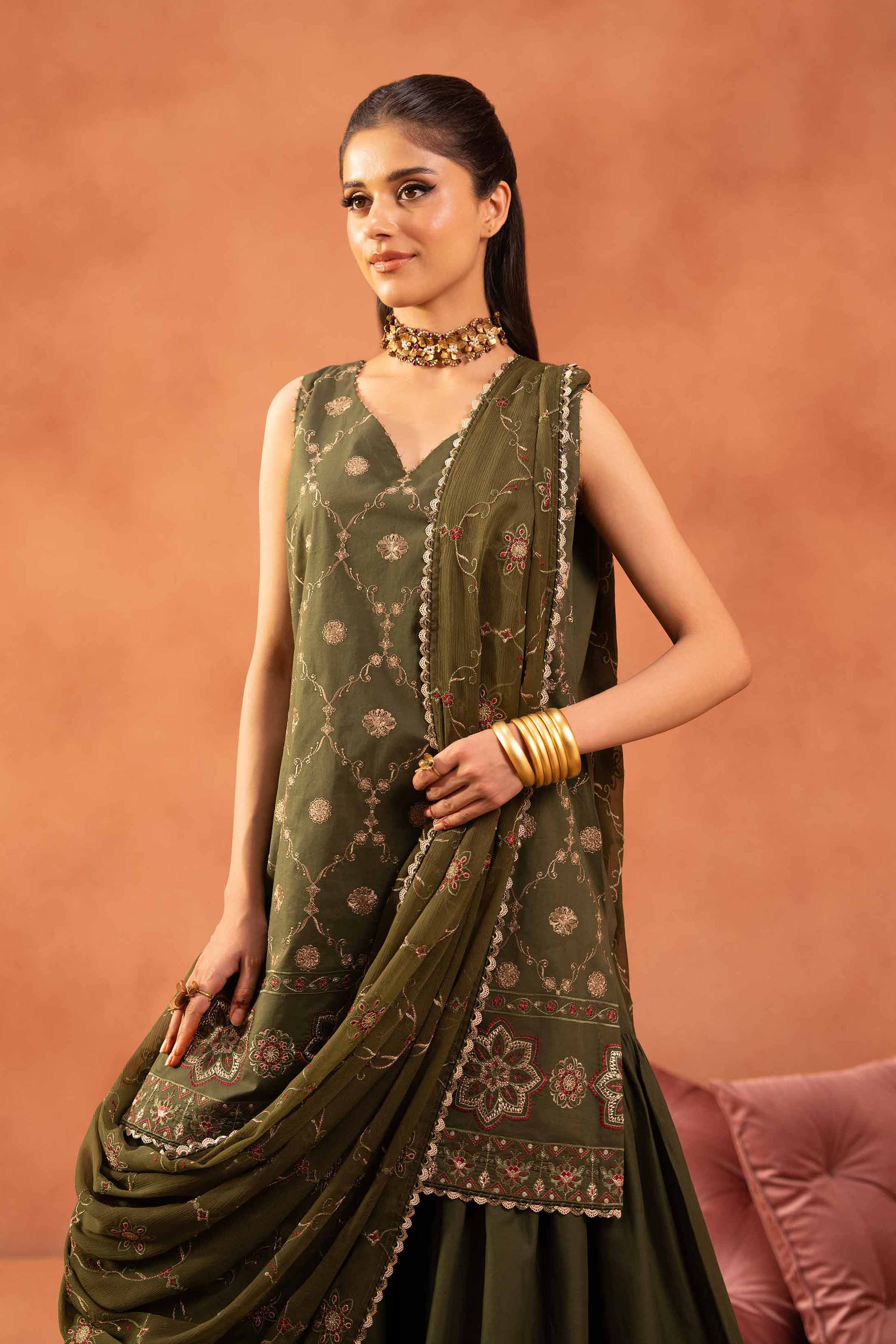 3 Piece - Embroidered Suit - 42519203 for Women - Unstitched Collection | Nishat | Shop Online