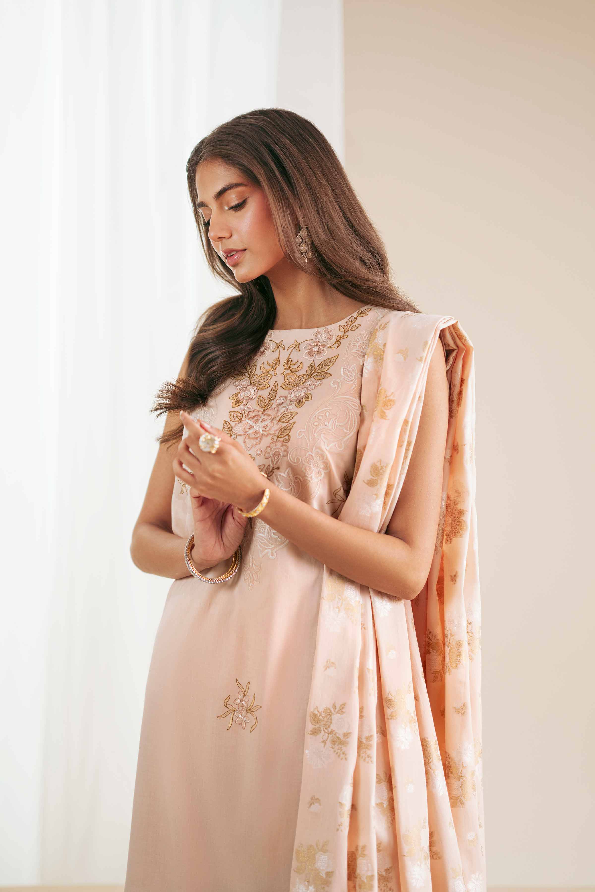 3 Piece - Embroidered Suit - 42519212 for Women - Unstitched Collection | Nishat | Shop Online