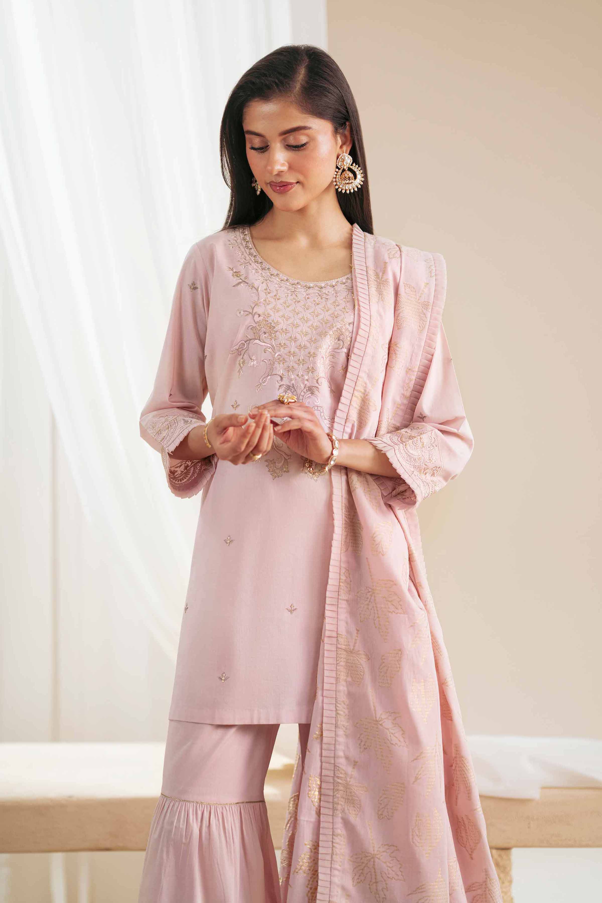 3 Piece - Embroidered Suit - 42519213 for Women - Unstitched Collection | Nishat | Shop Online