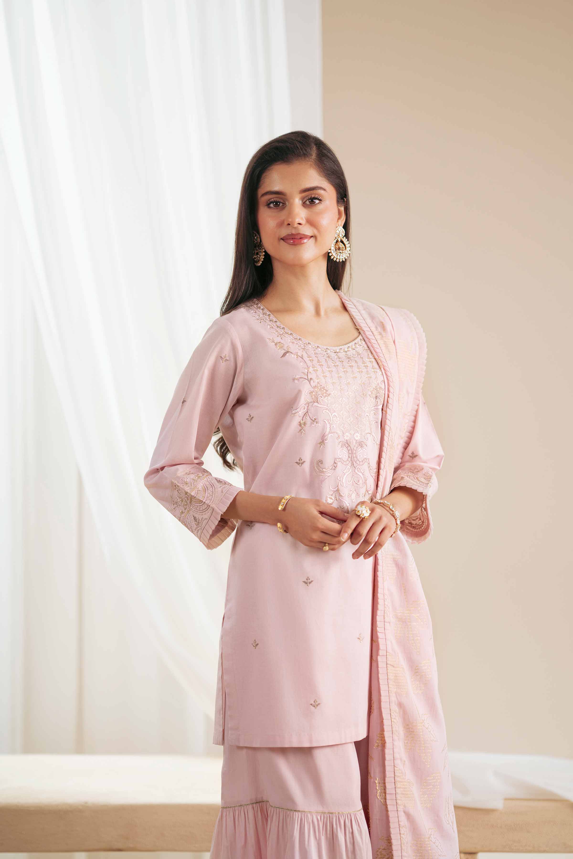3 Piece - Embroidered Suit - 42519213 for Women - Unstitched Collection | Nishat | Shop Online