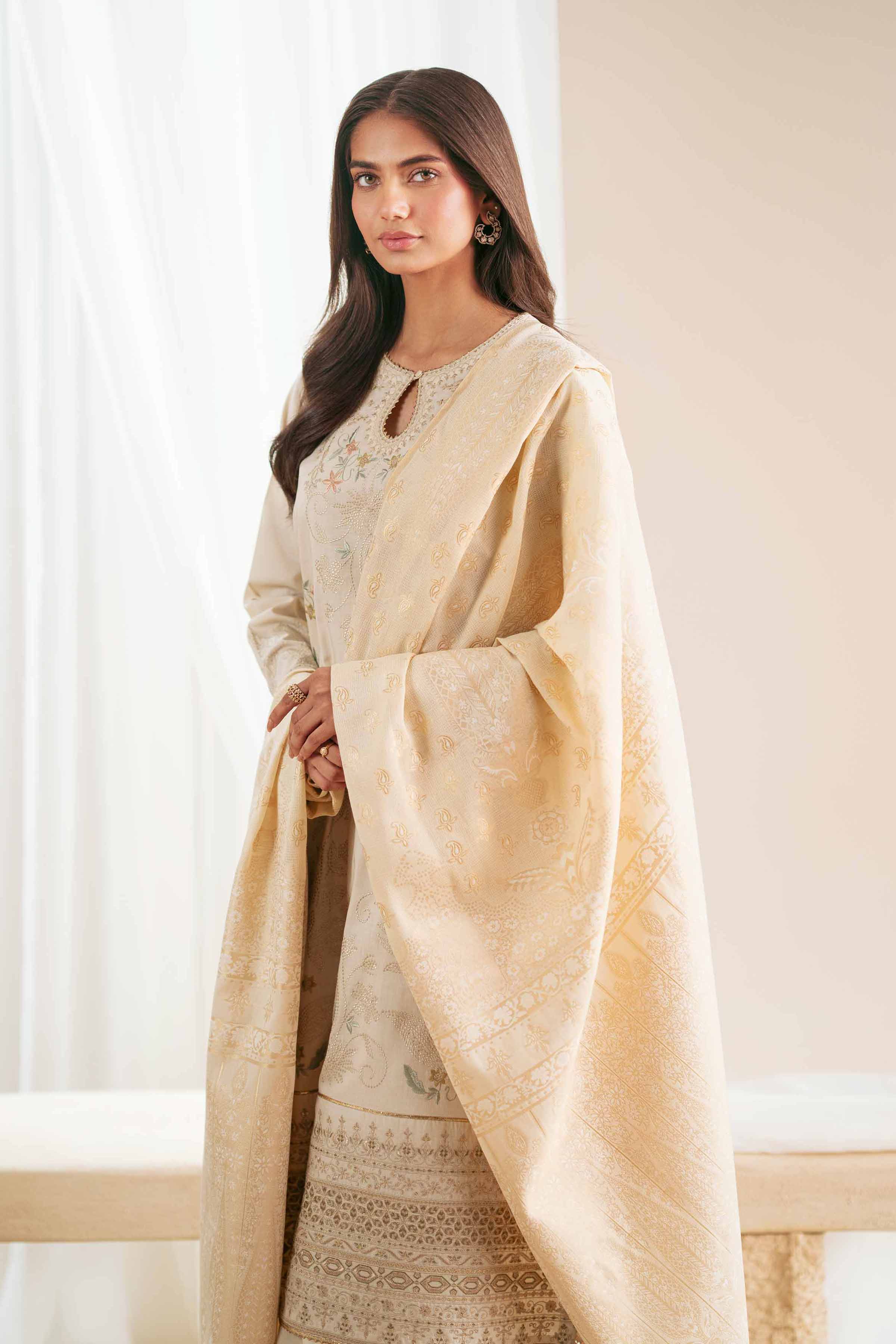 3 Piece - Embroidered Suit - 42519214 for Women - Unstitched Collection | Nishat | Shop Online
