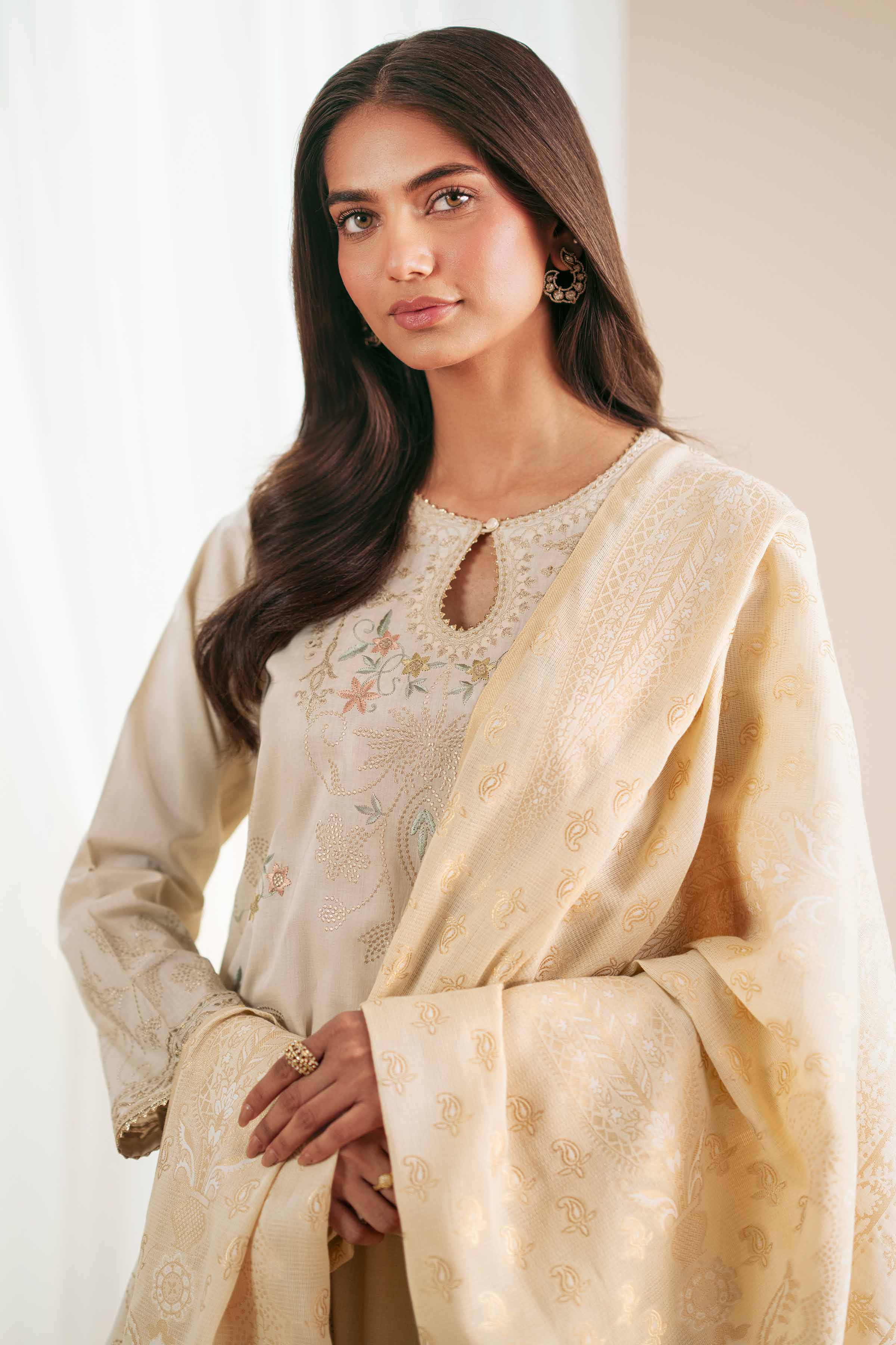 3 Piece - Embroidered Suit - 42519214 for Women - Unstitched Collection | Nishat | Shop Online